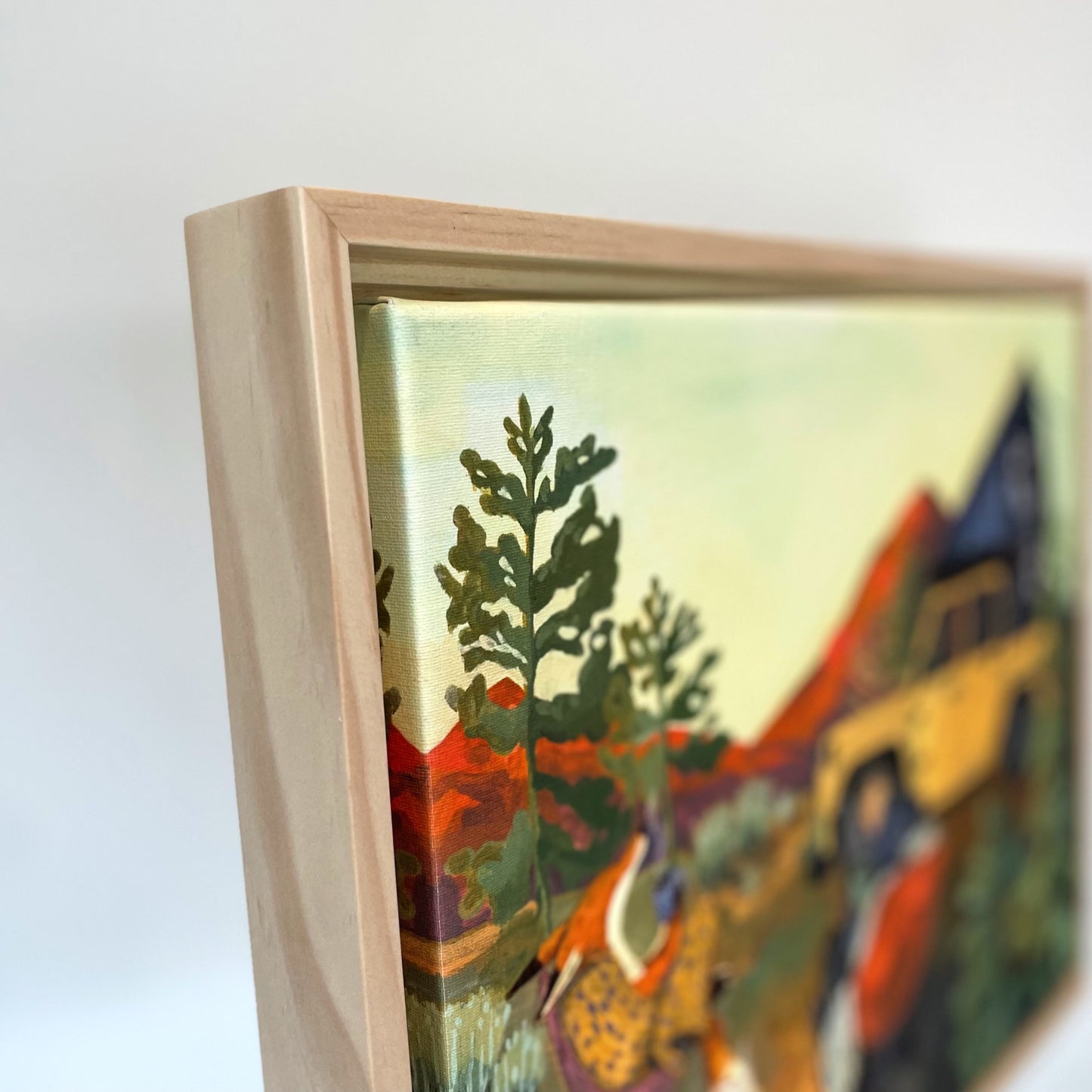 16x20 Framed Canvas Print - Local Gallery