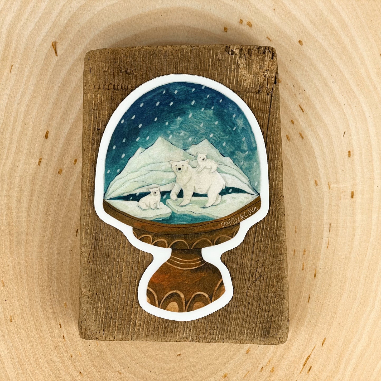 Let It Snow Sticker