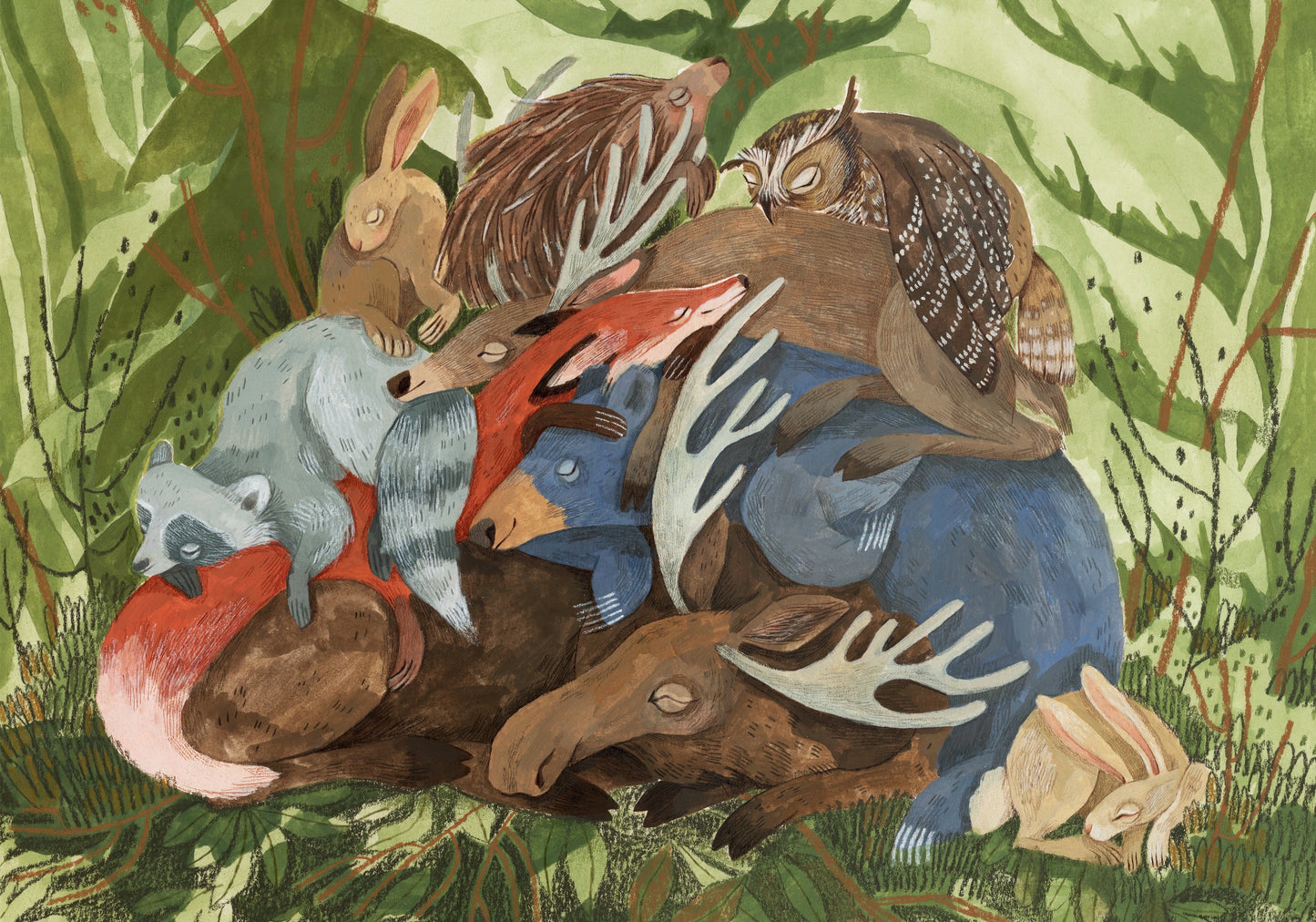 Sleeping Forest Print