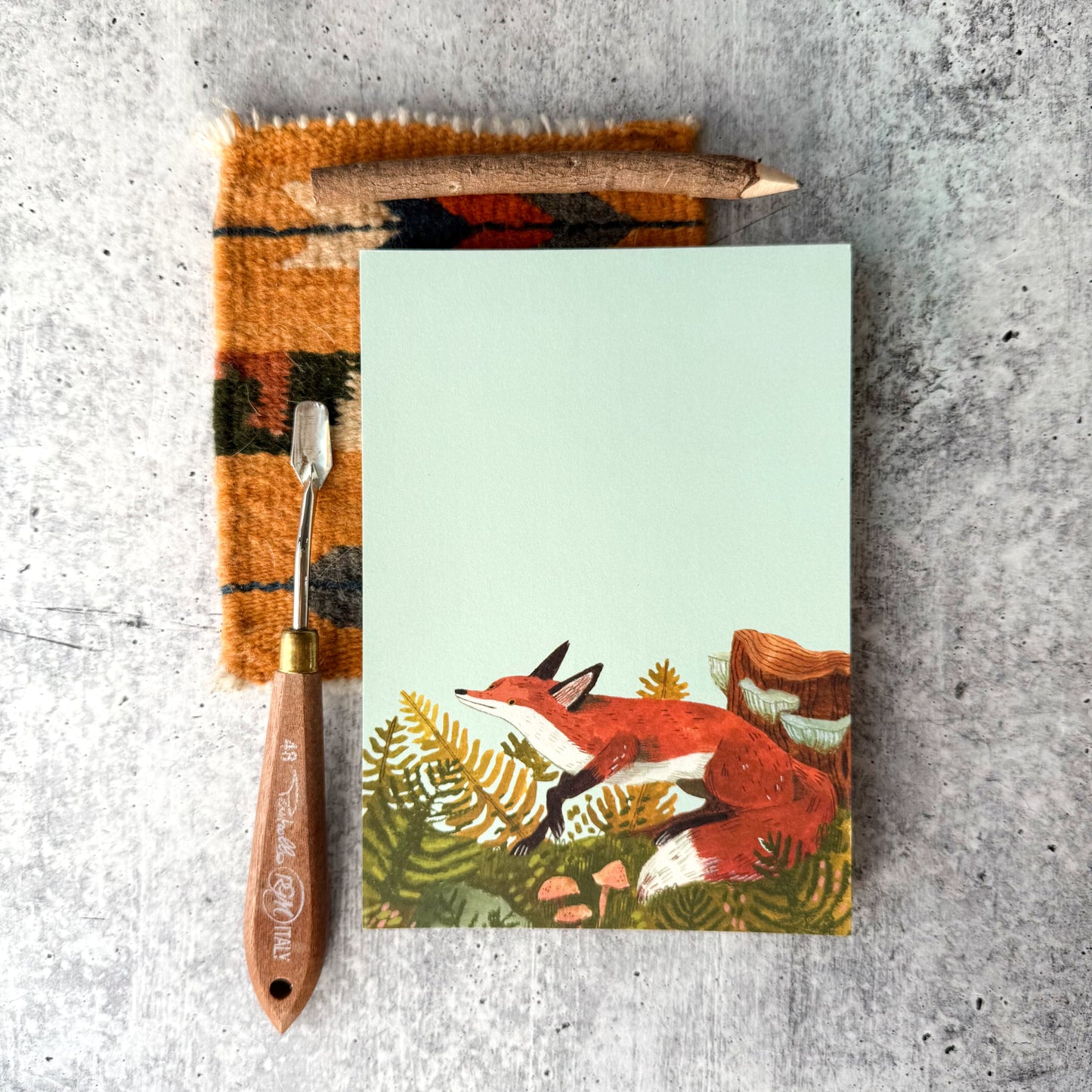 Forest Fox Notepad