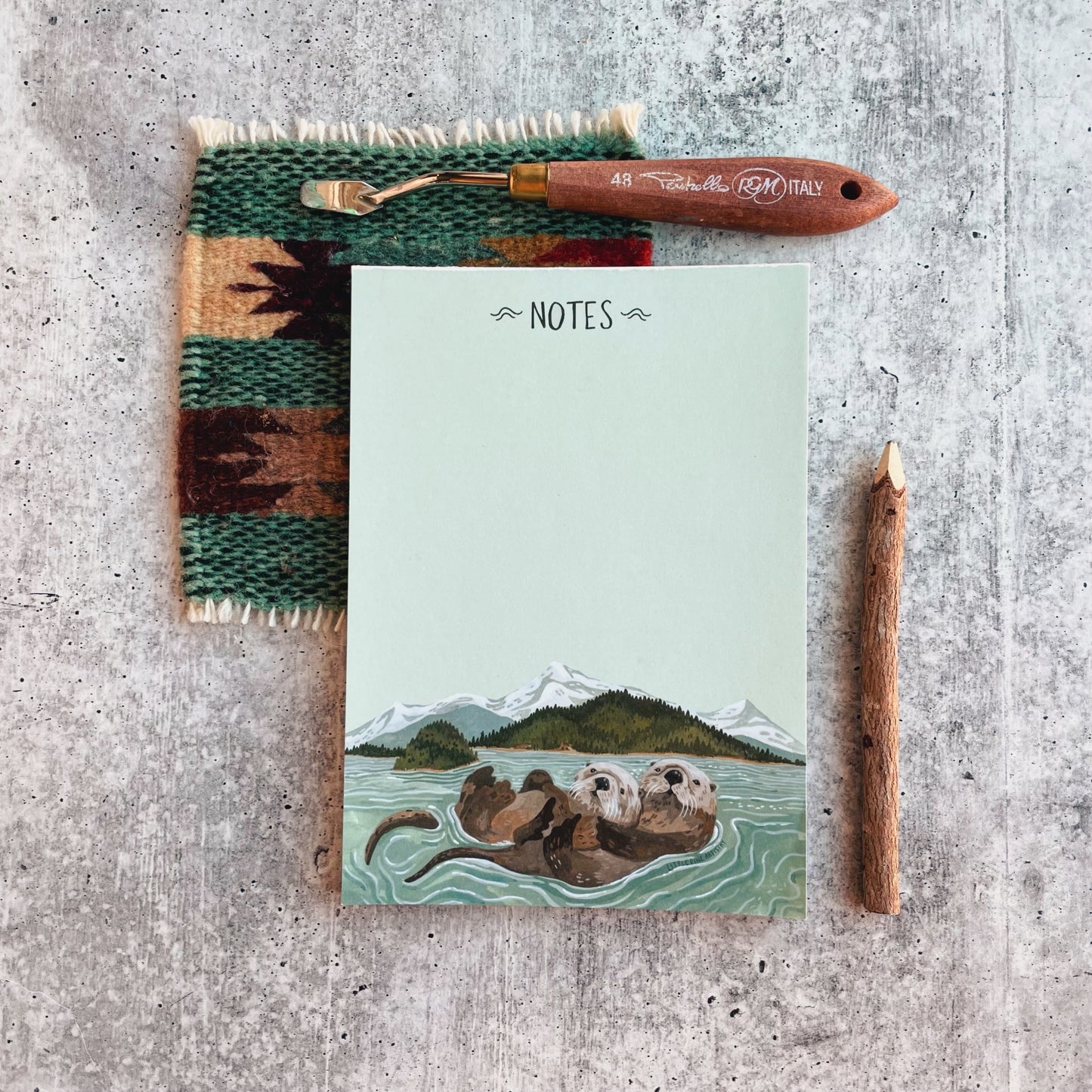 Island Otter Notepad