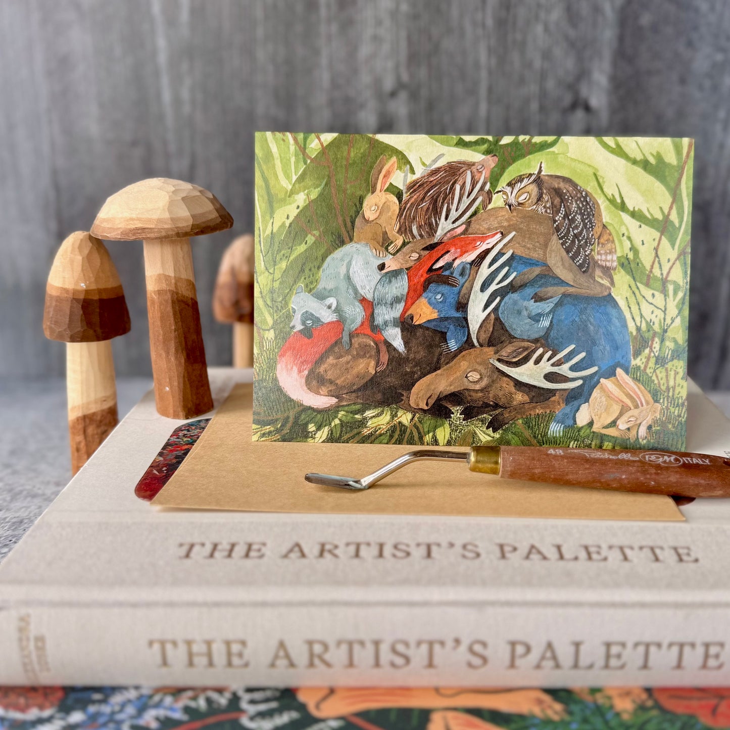 Sleeping Forest Card