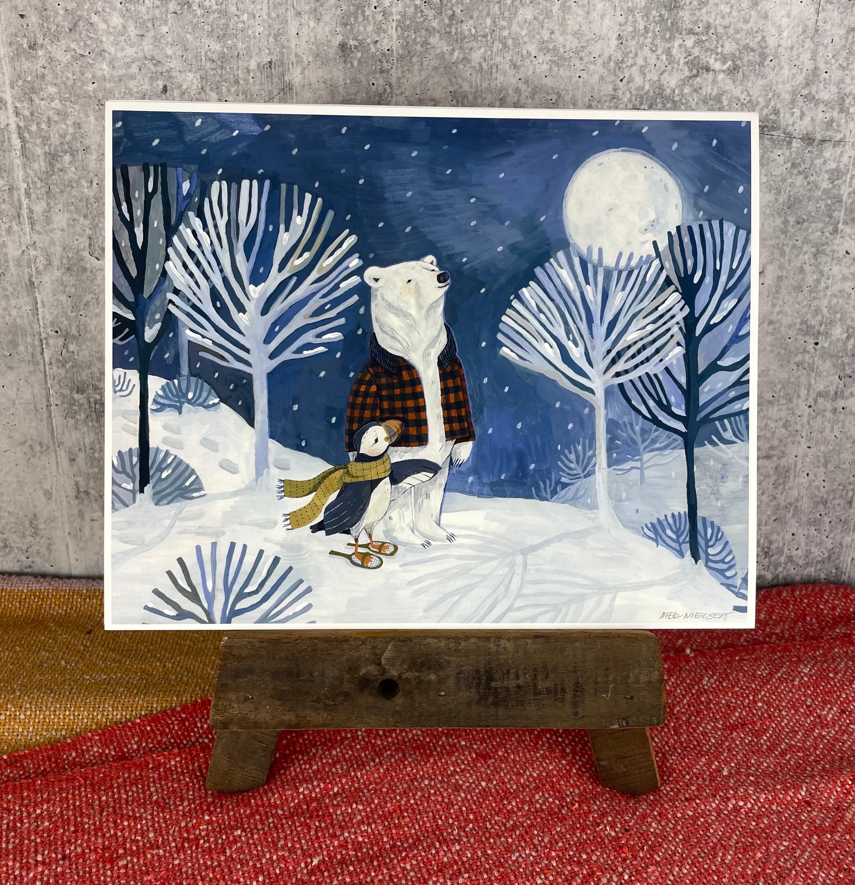 Winter Moon Print