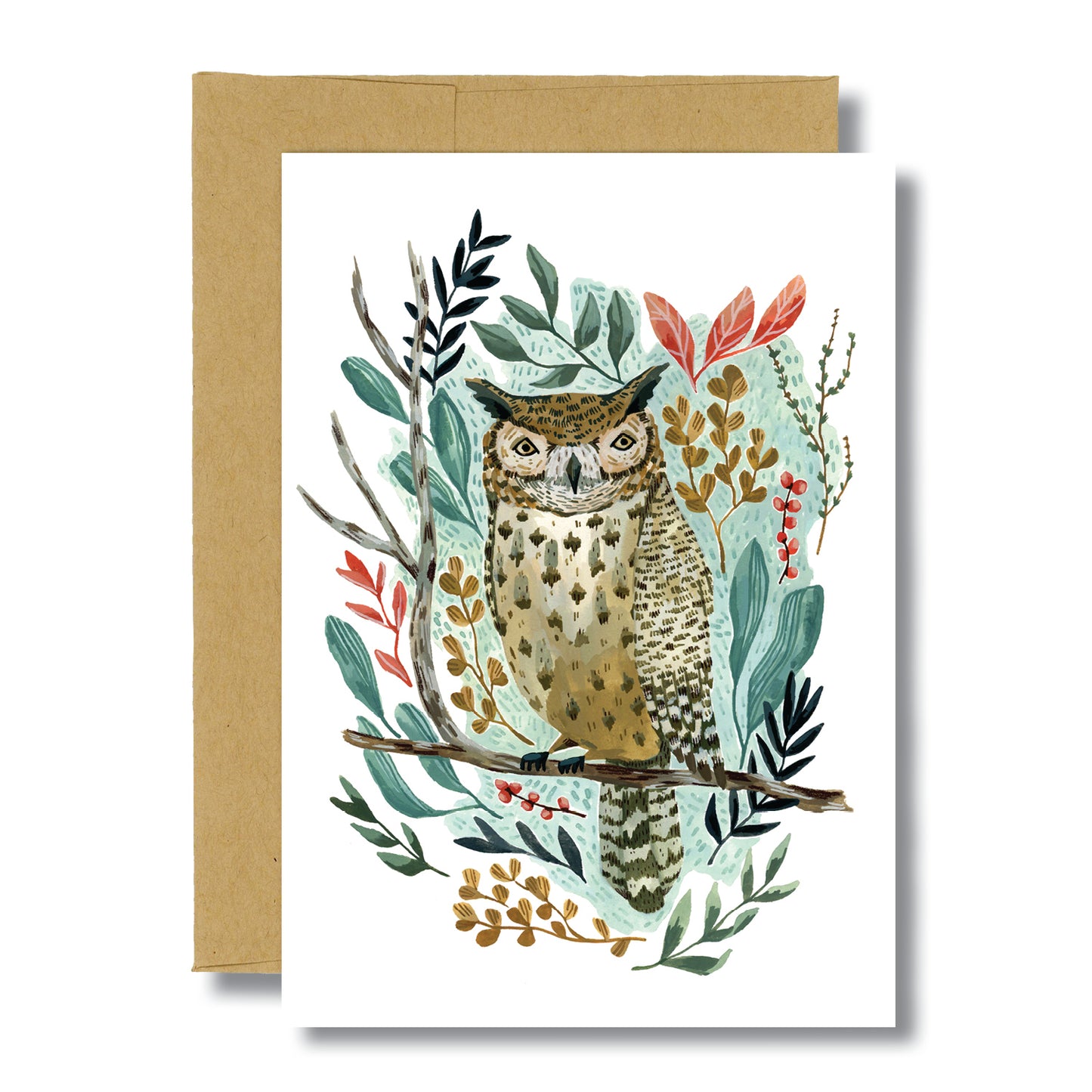 Flora Owl Card