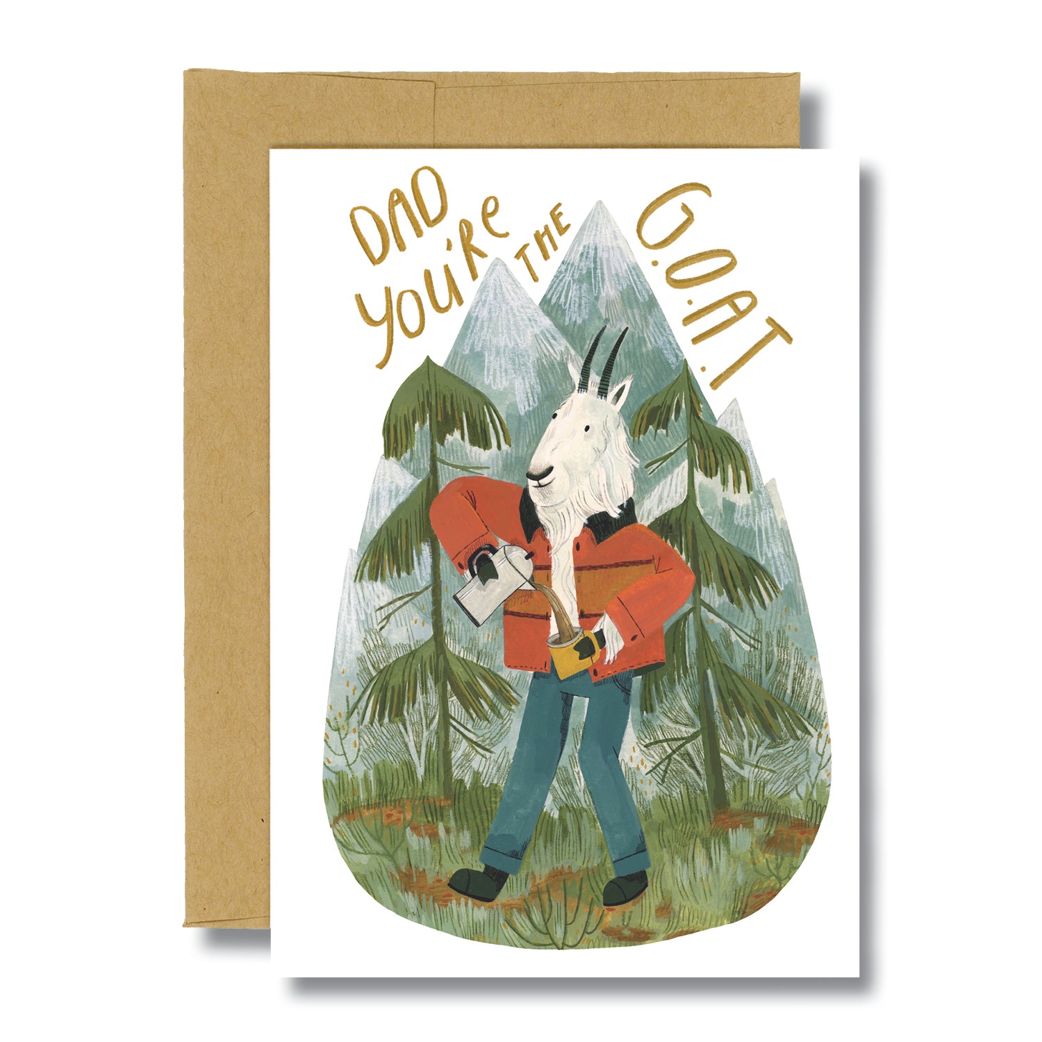 Father's Day GOAT Card