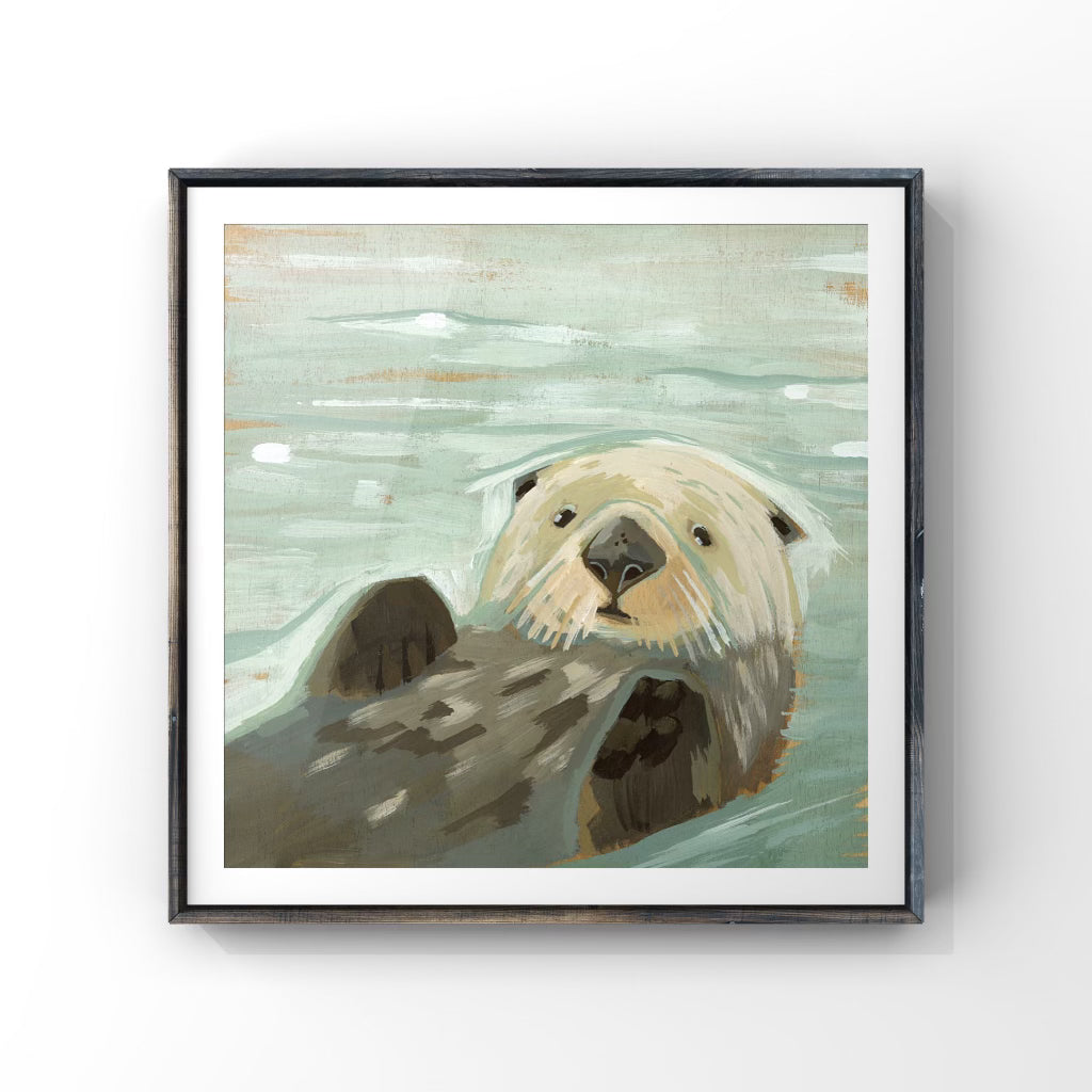 Puget Otter Print