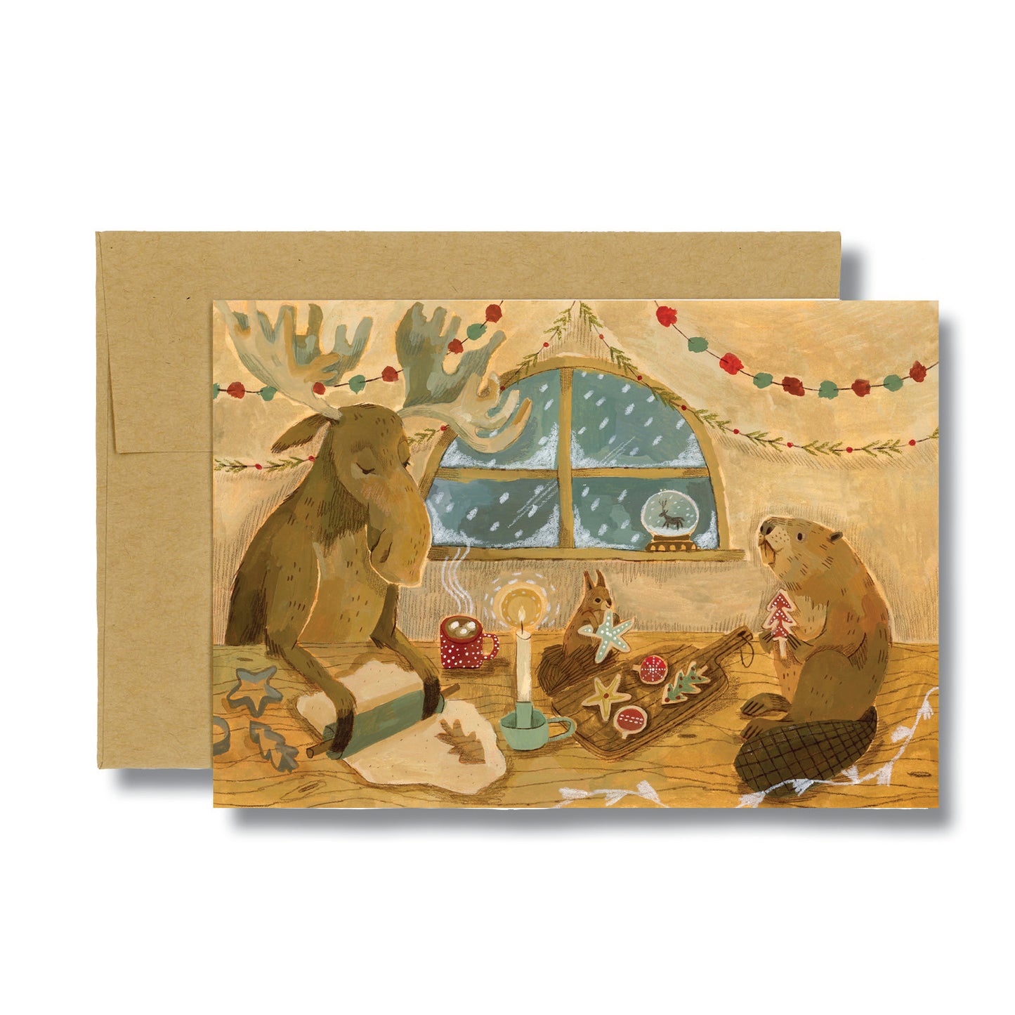 Baking Moose Holiday Cards (Boxed Card Set)