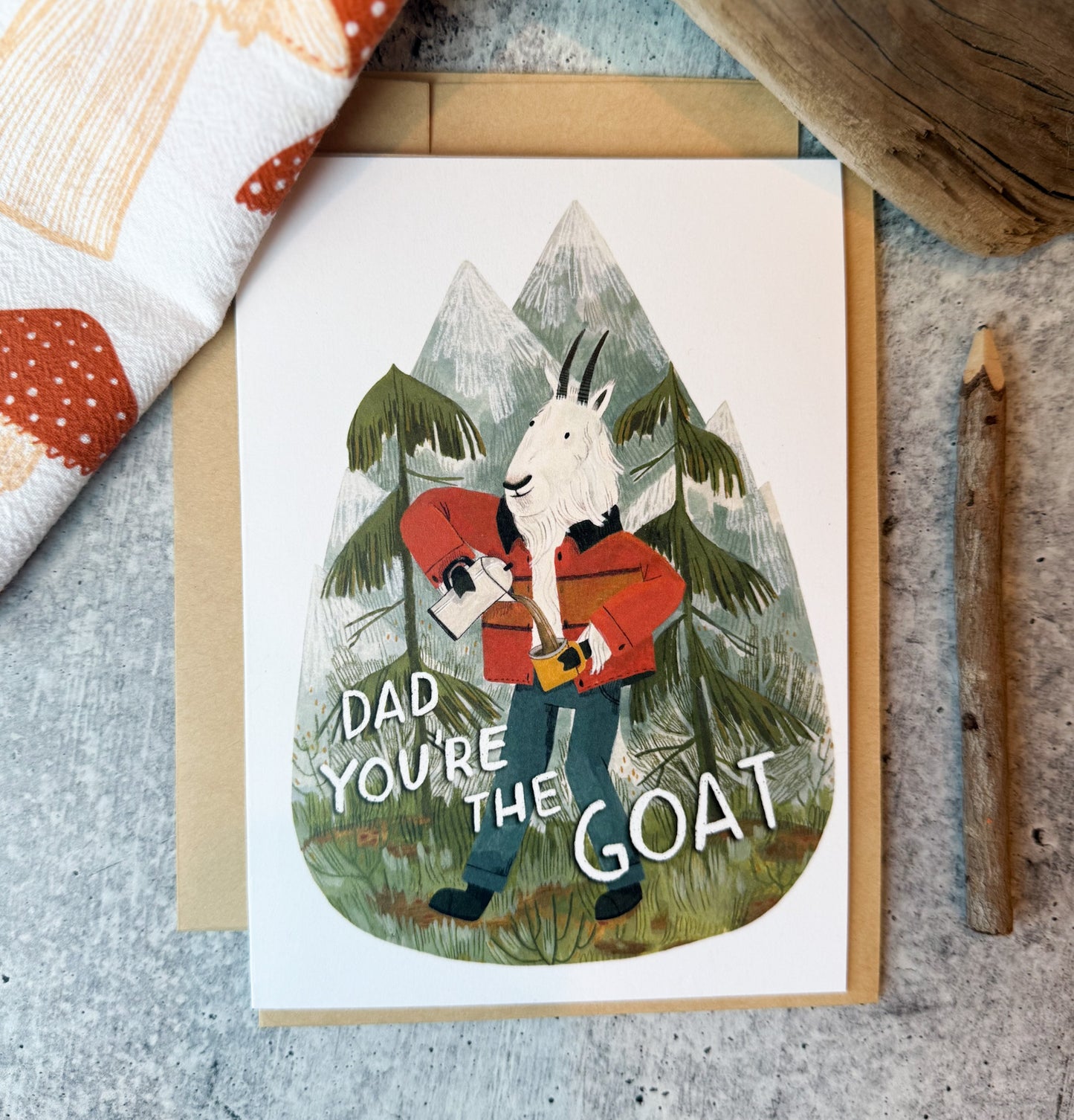 Father's Day GOAT Card