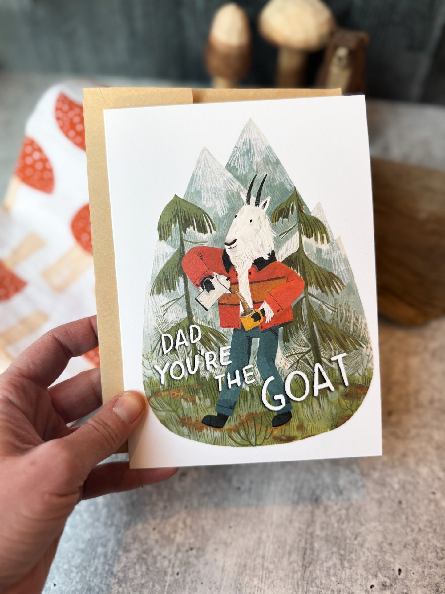 Father's Day GOAT Card