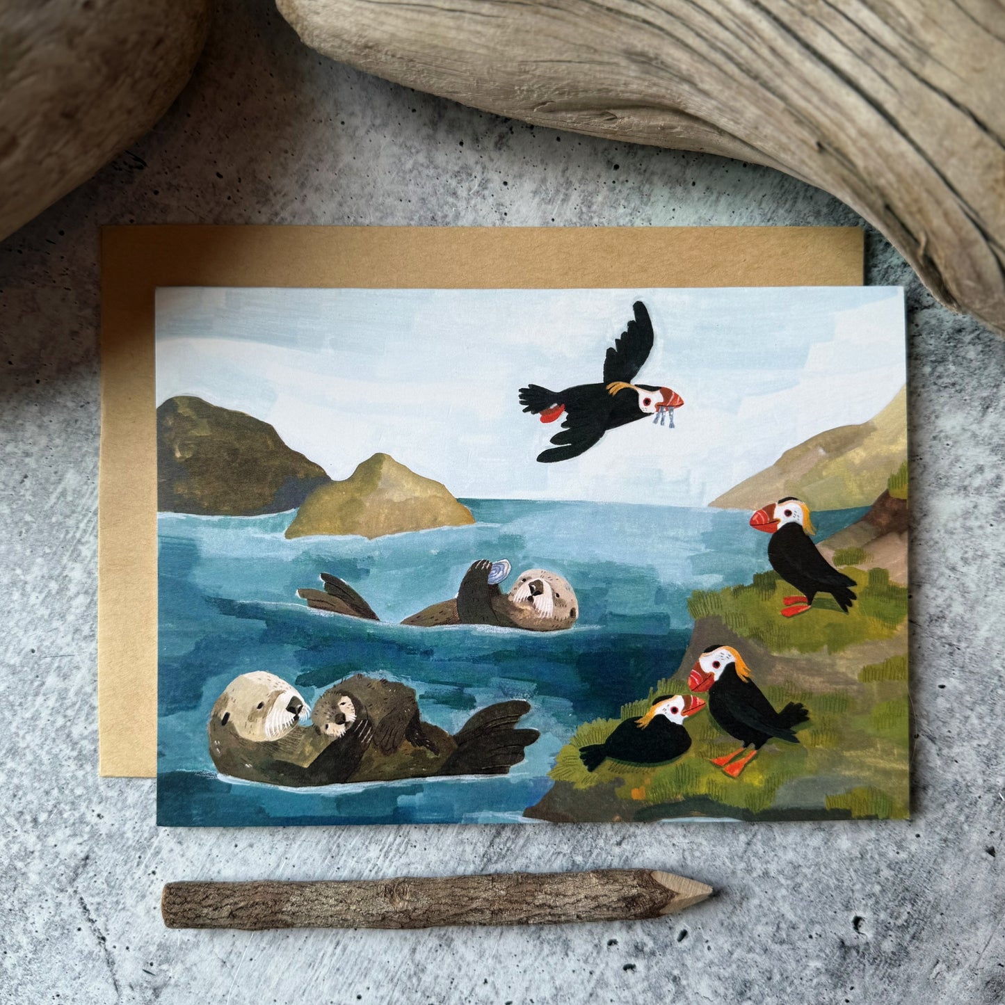 Otter Cove Card