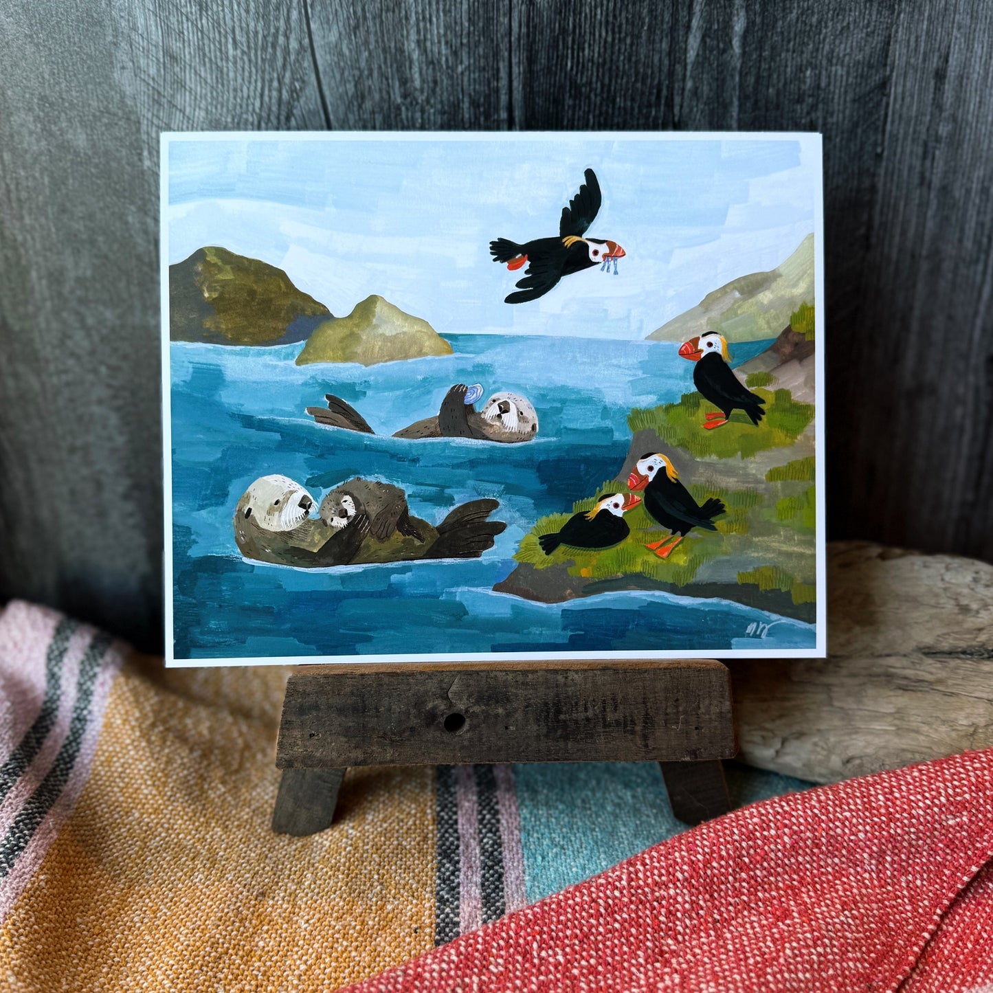Otter Cove Print