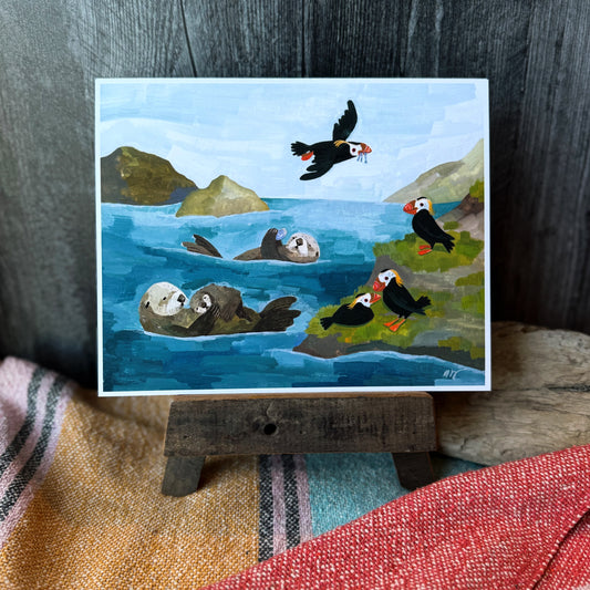 Otter Cove Print
