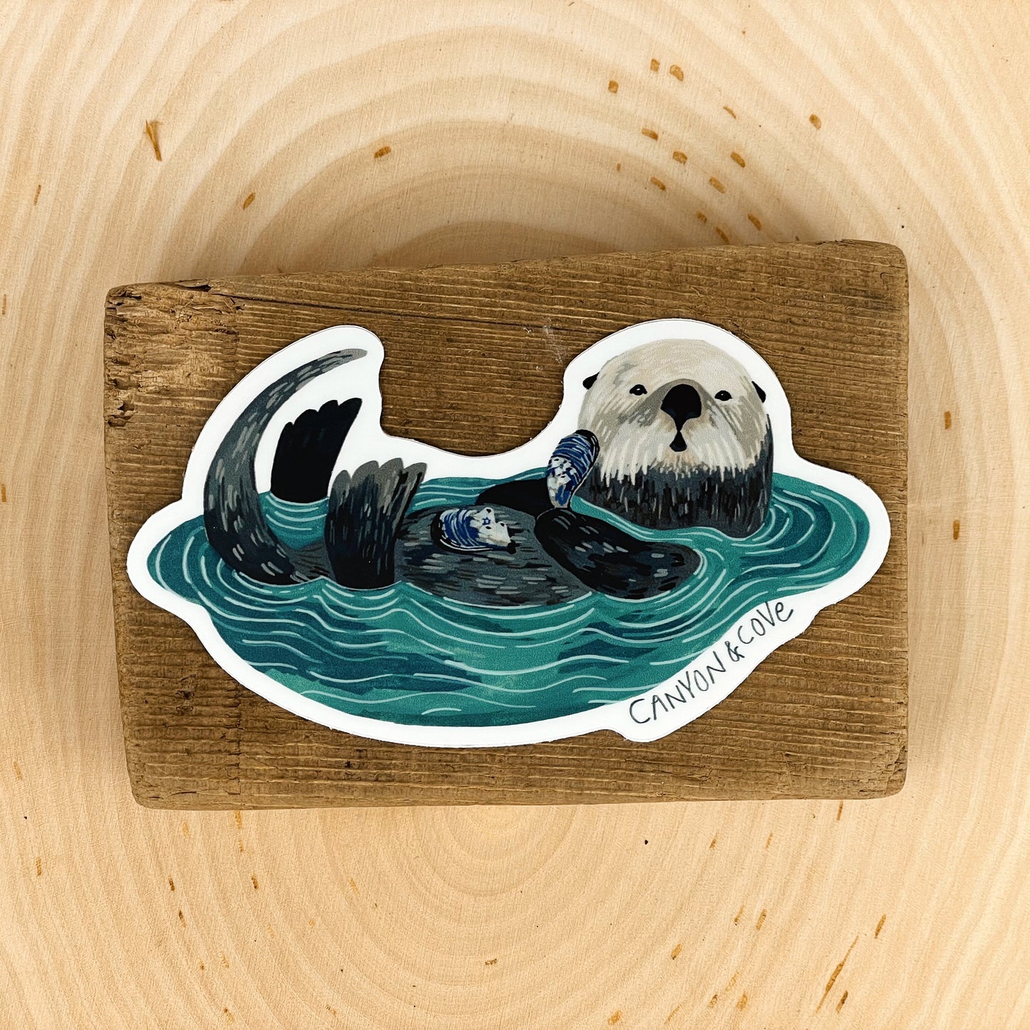 Playful Otter Sticker