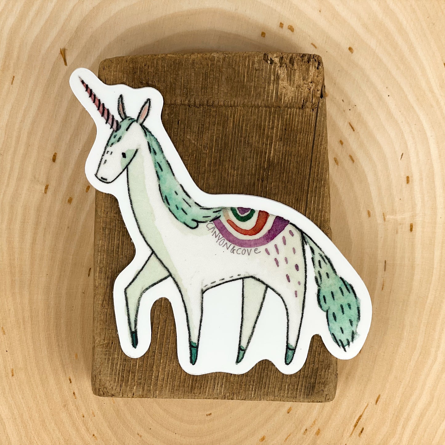 Rainbow Unicorn Sticker