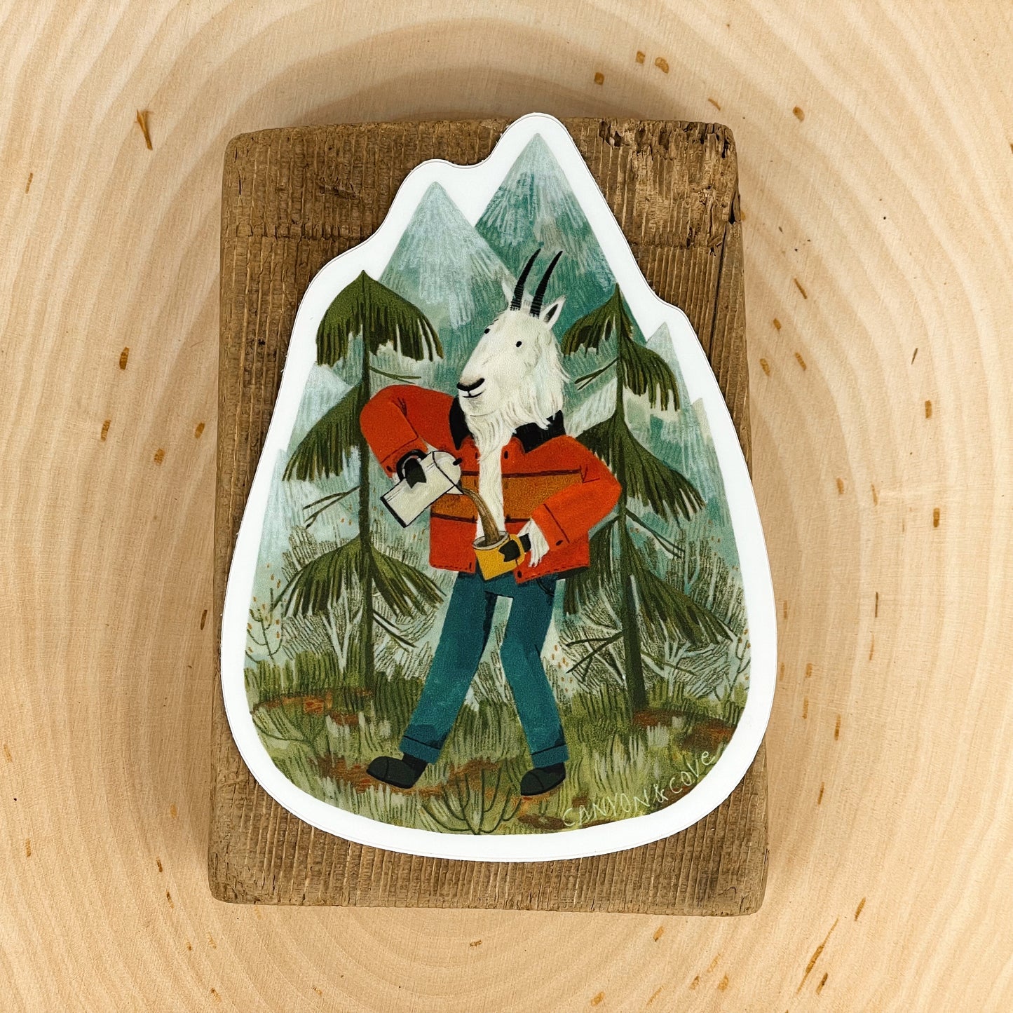 Mountain Goat Sticker