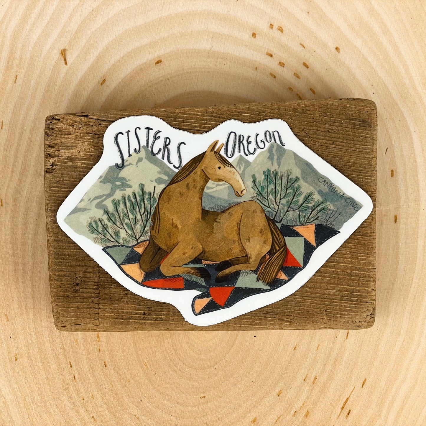 Sisters, Oregon Horse Sticker