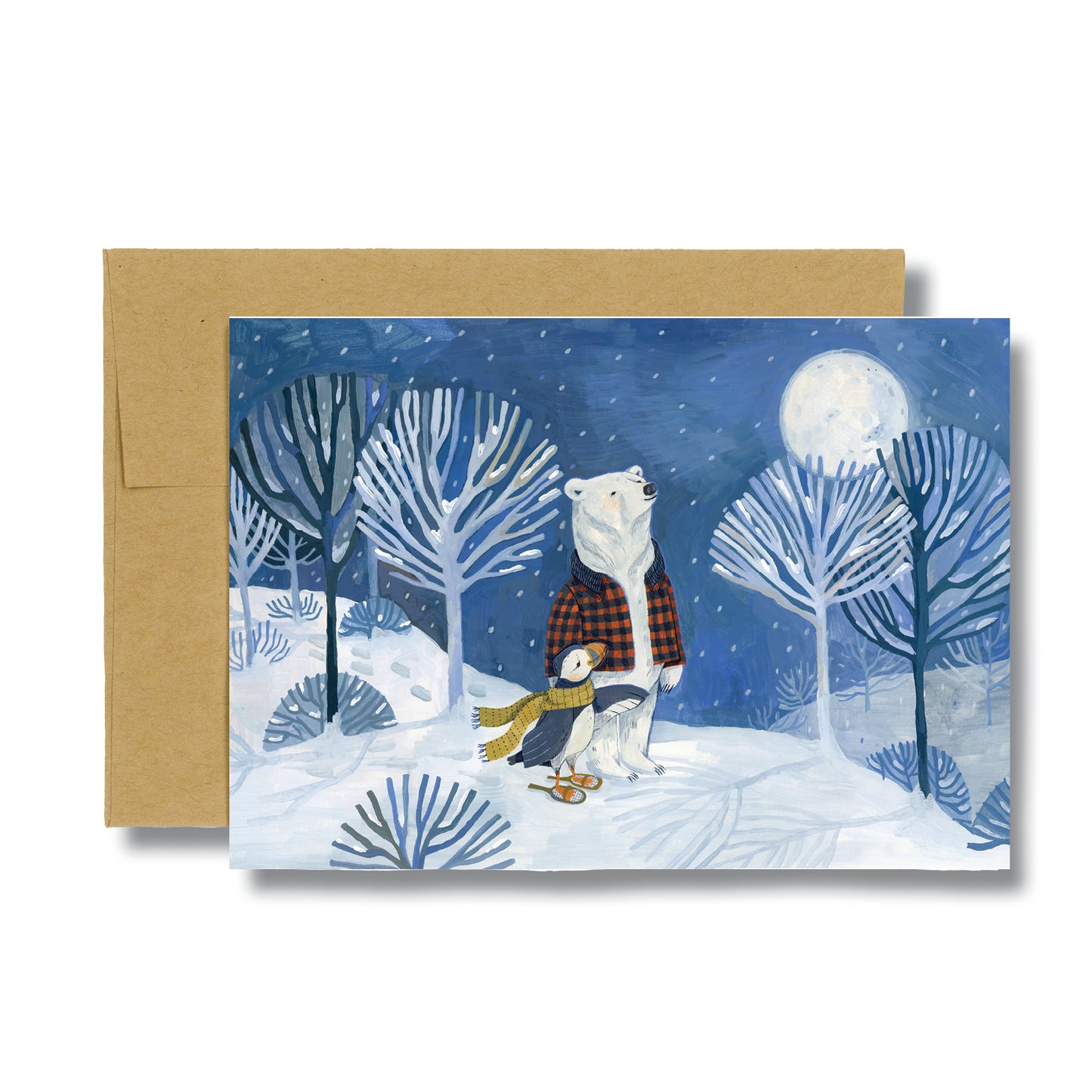 Winter Moon Card