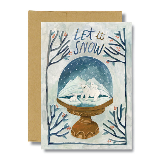 Let It Snow Christmas Card