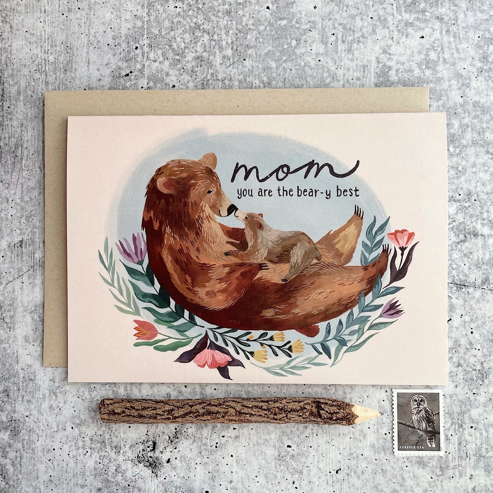 Bear-y Best Mother's Day Card