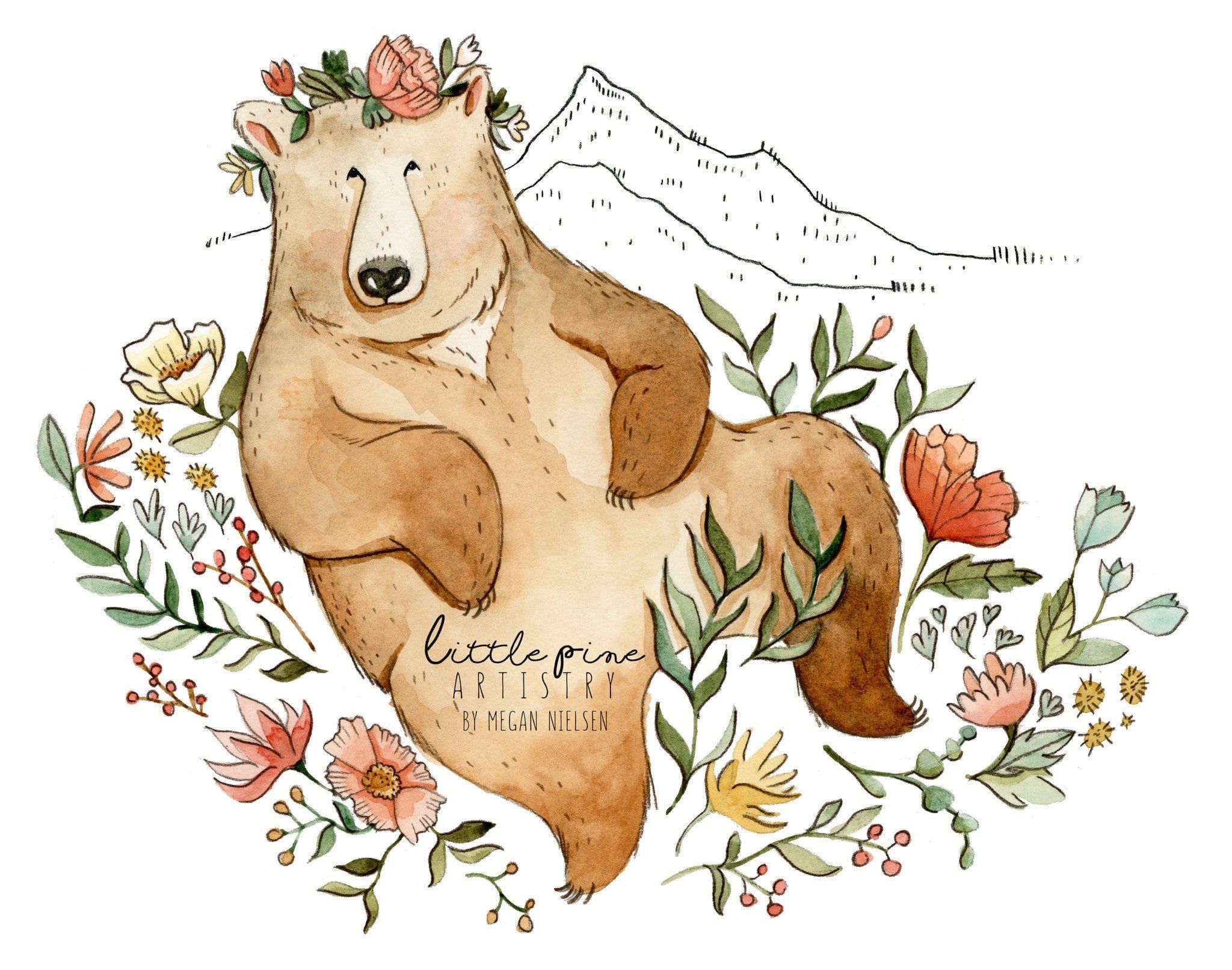 Blossom Bear Print