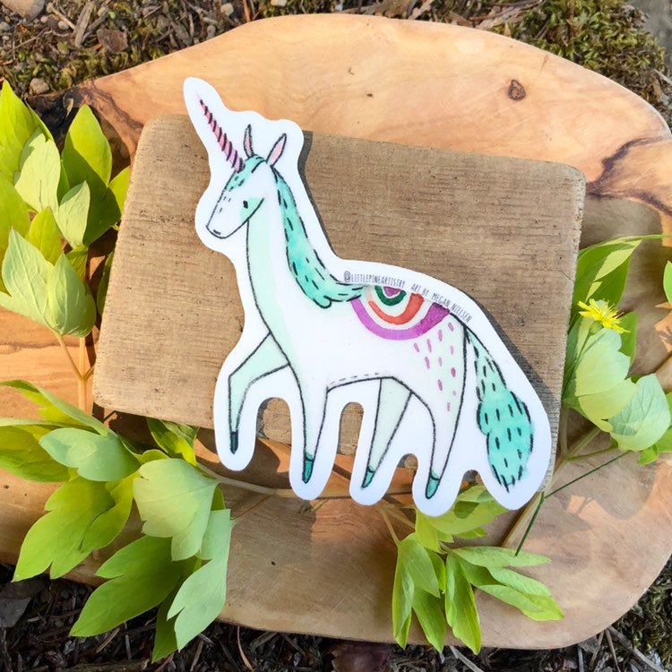 Rainbow Unicorn Sticker