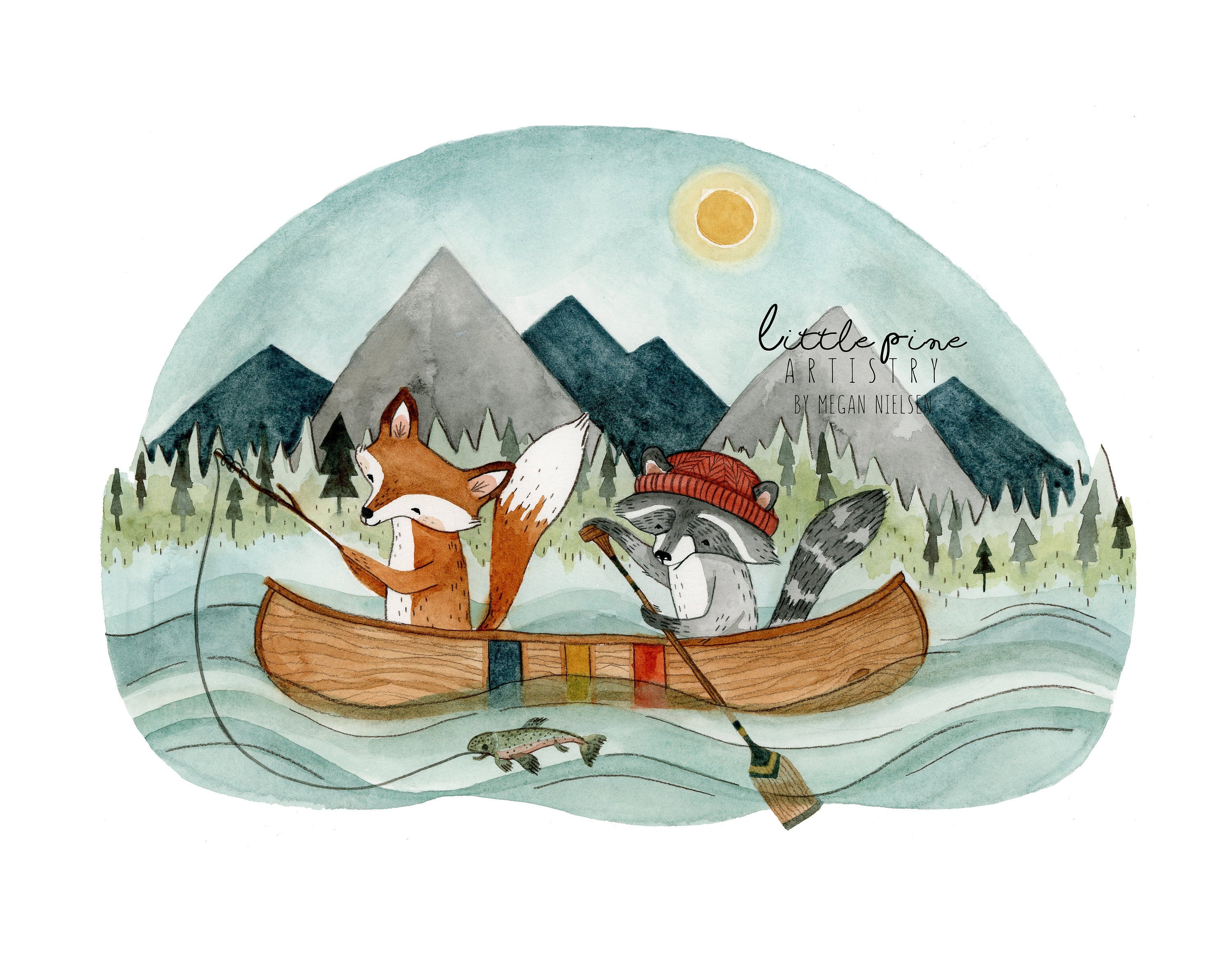 Canoe Adventure Print