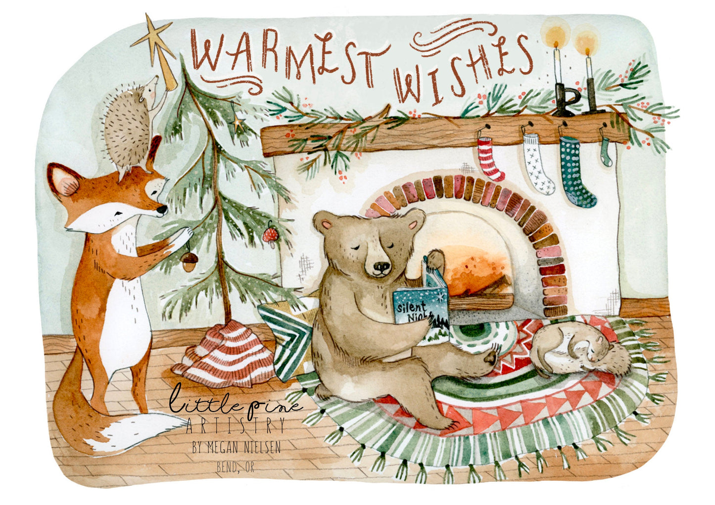 Warmest Wishes Christmas Card