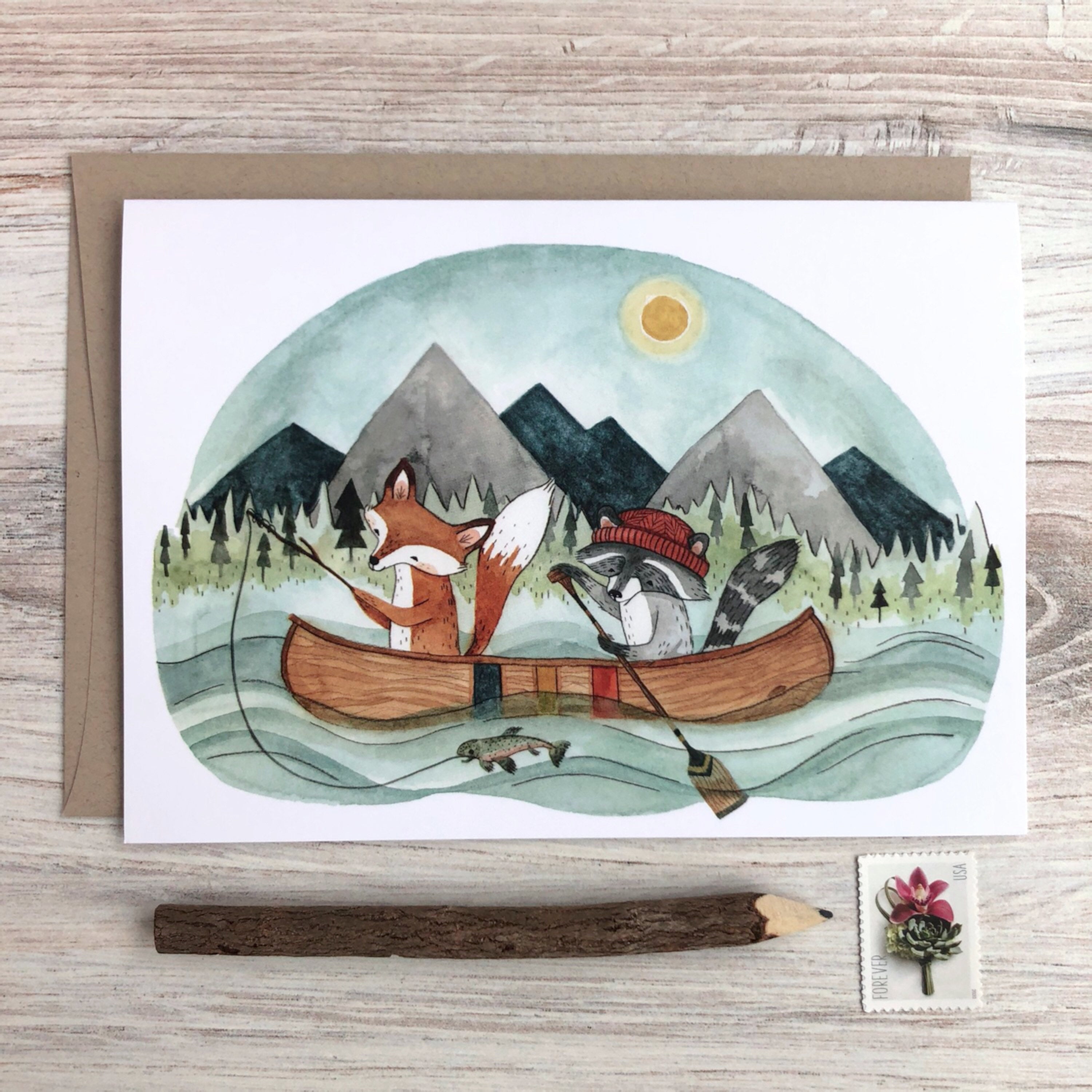 Canoe Adventure Card