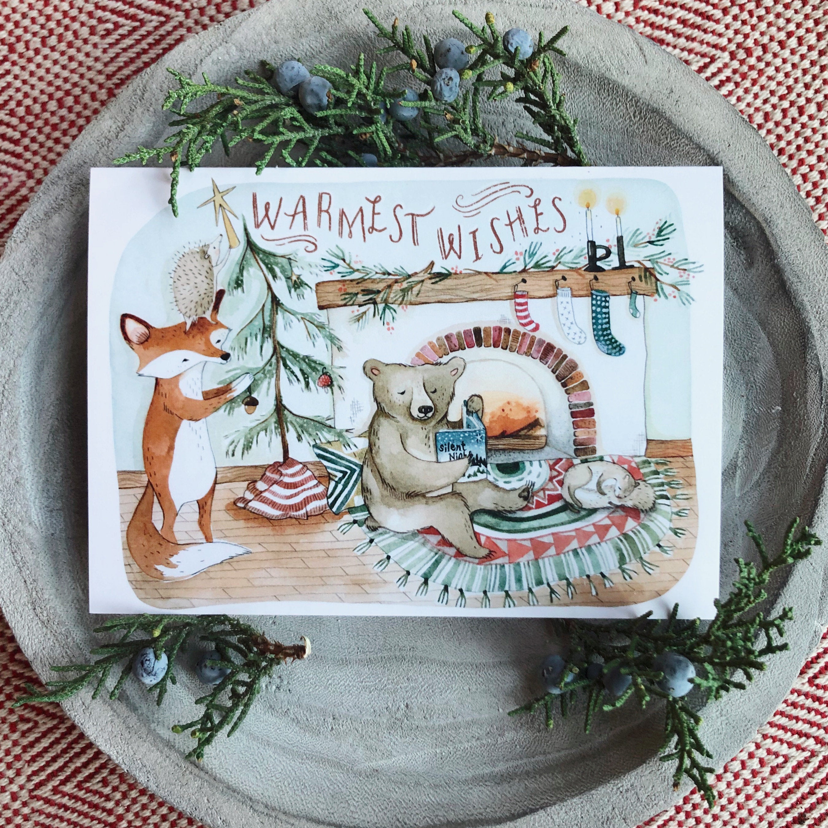 Warmest Wishes Christmas Card