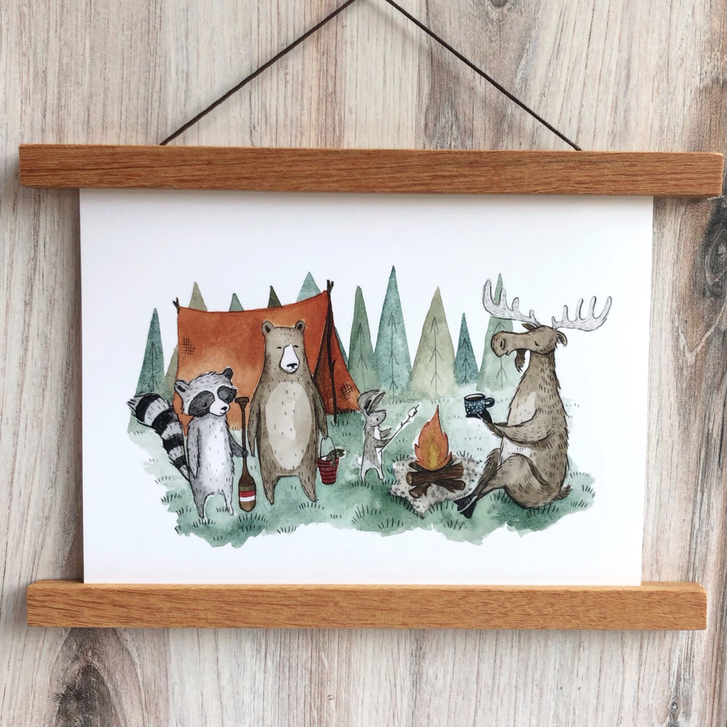 Gathering Friends Print