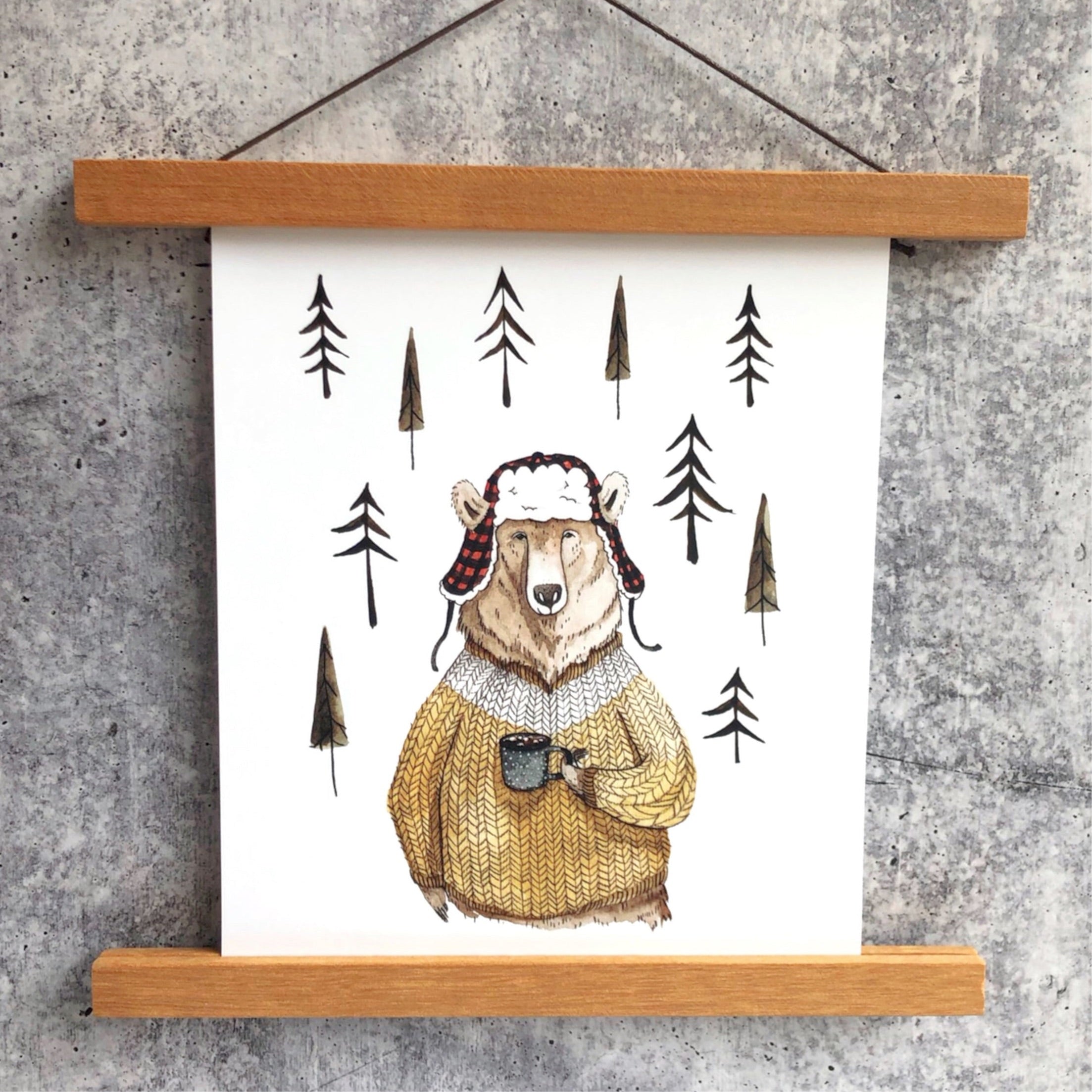 Winter Bear Print