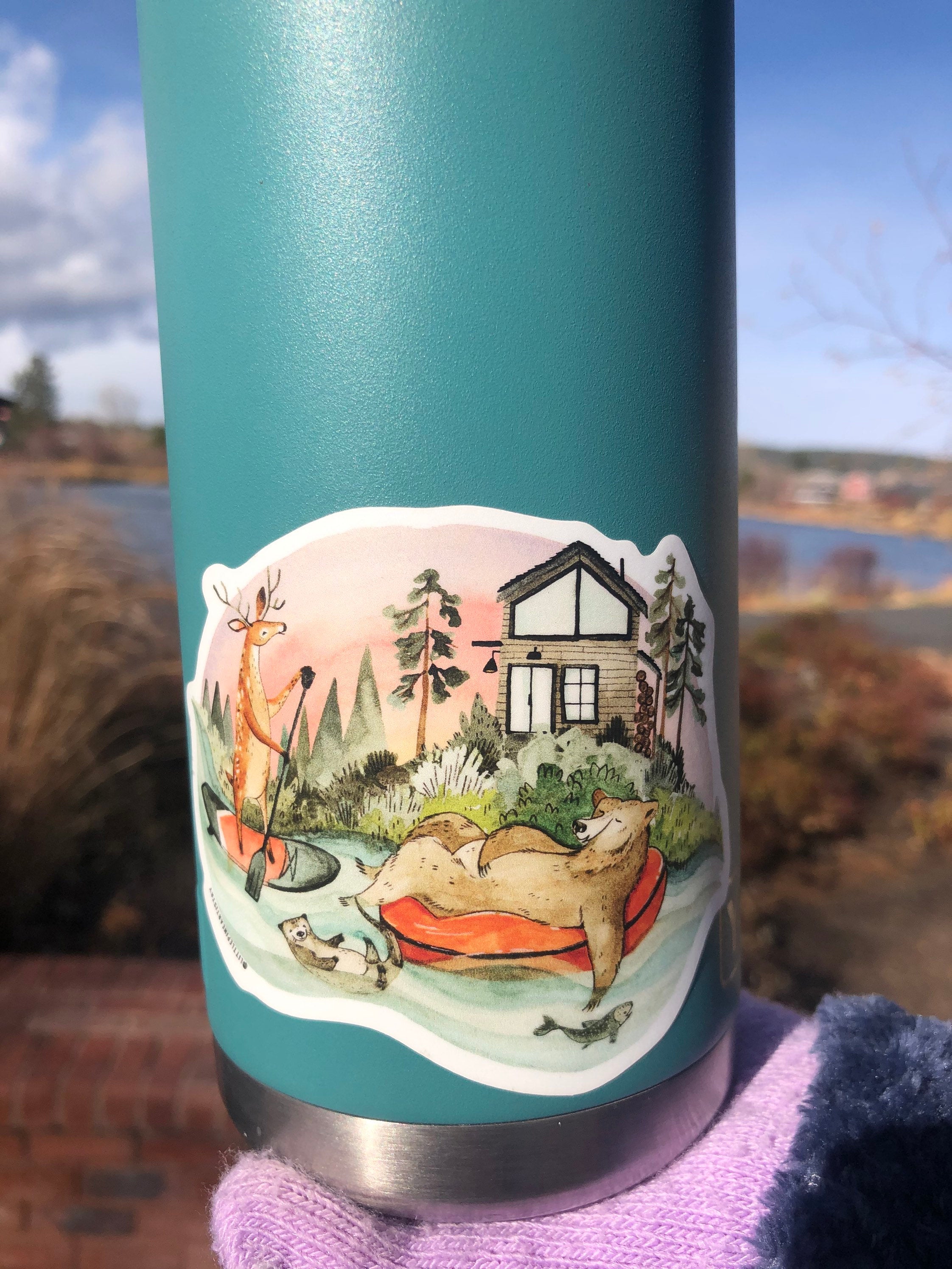 River Float Sticker