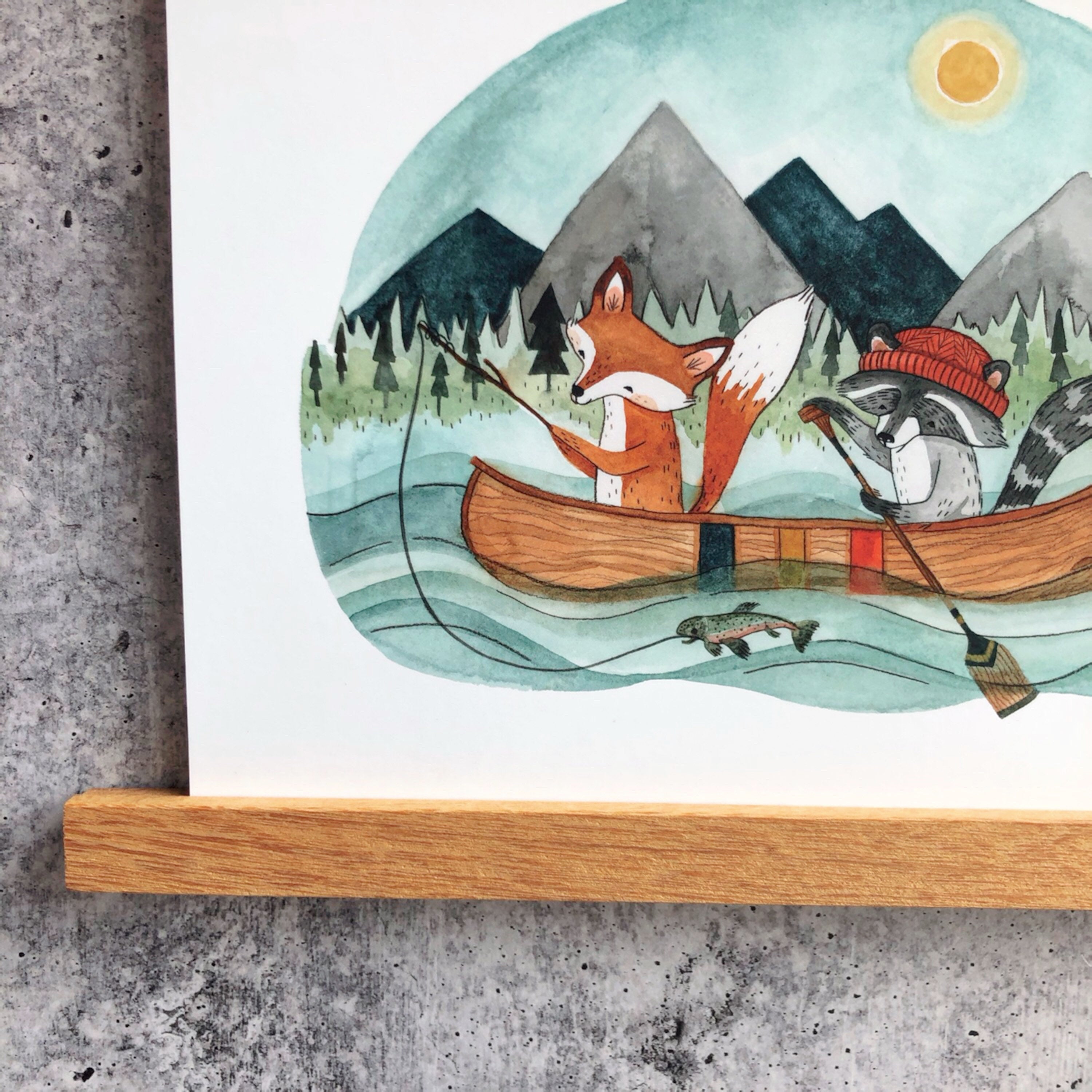 Canoe Adventure Print
