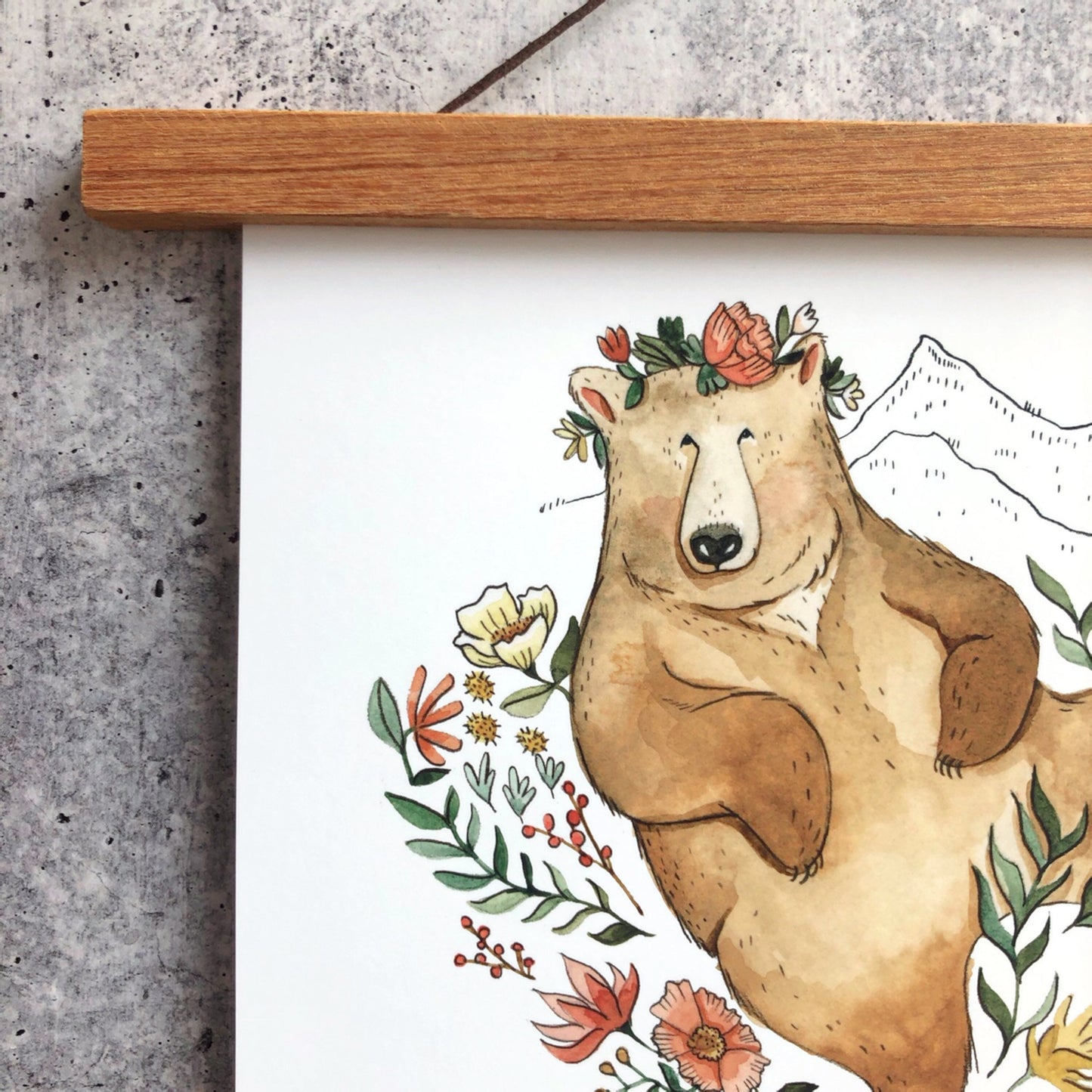 Blossom Bear Print