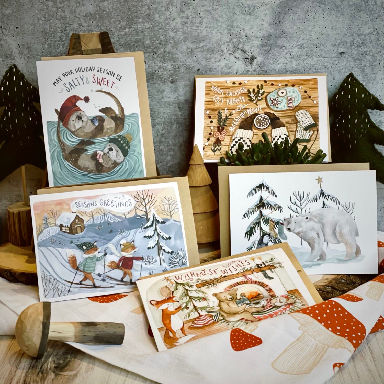 Christmas Card Pack (5 Cards)