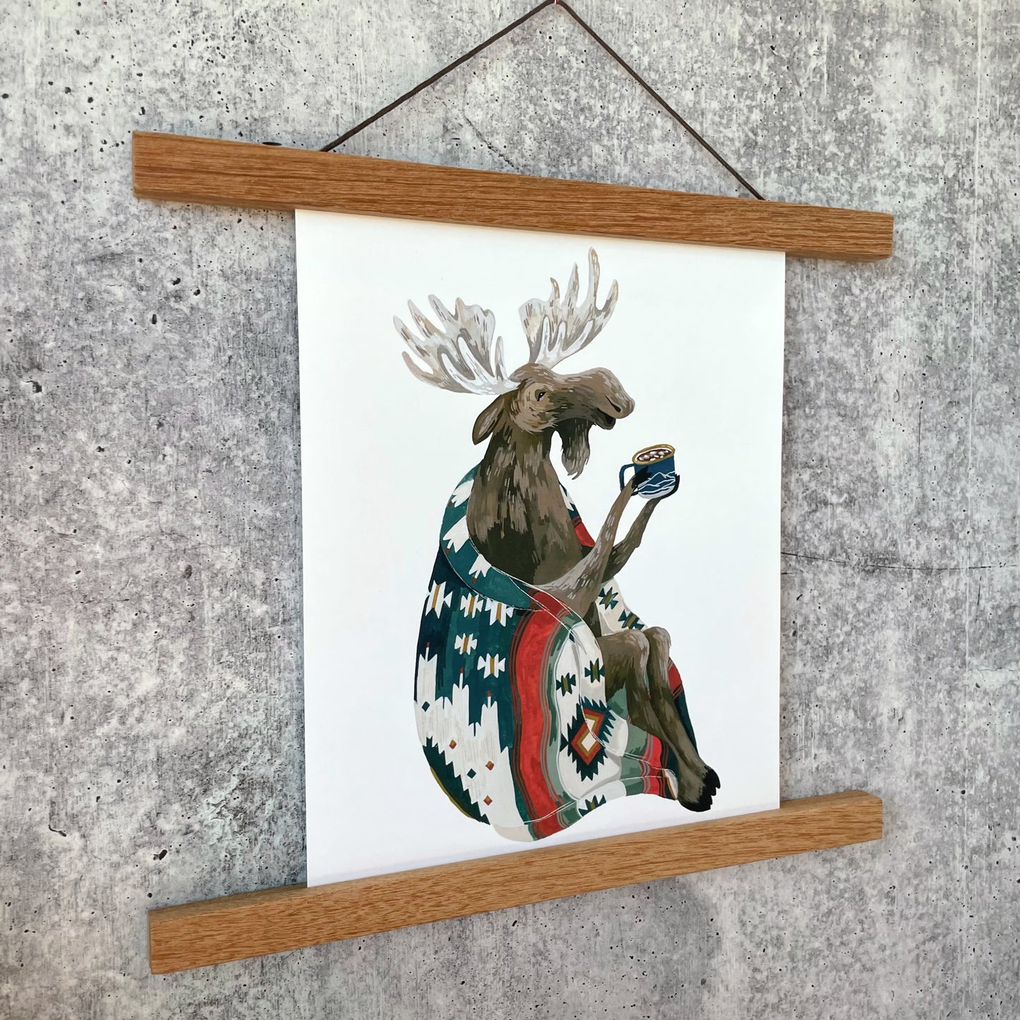 Aztec Moose Print