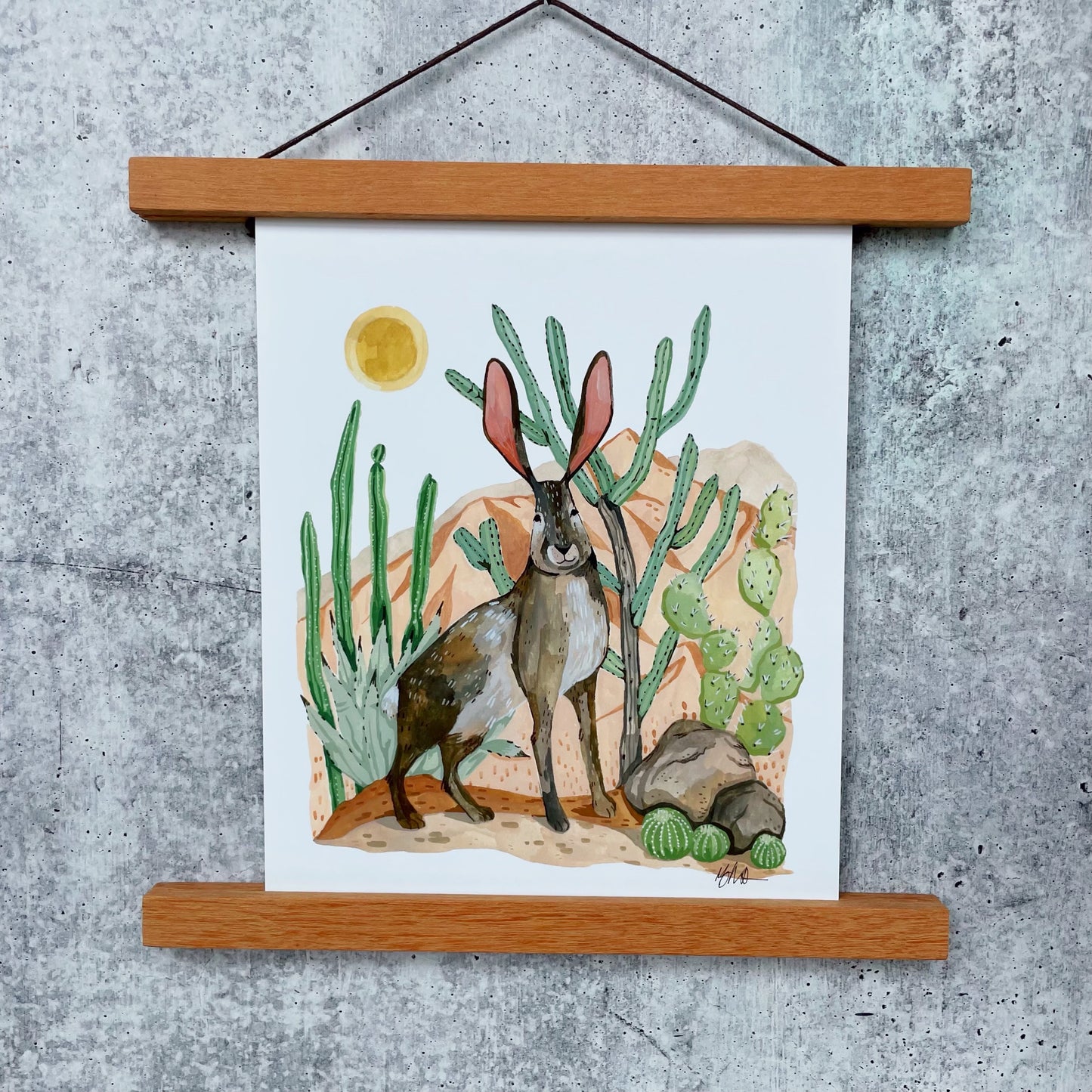 Desert Jackrabbit Print