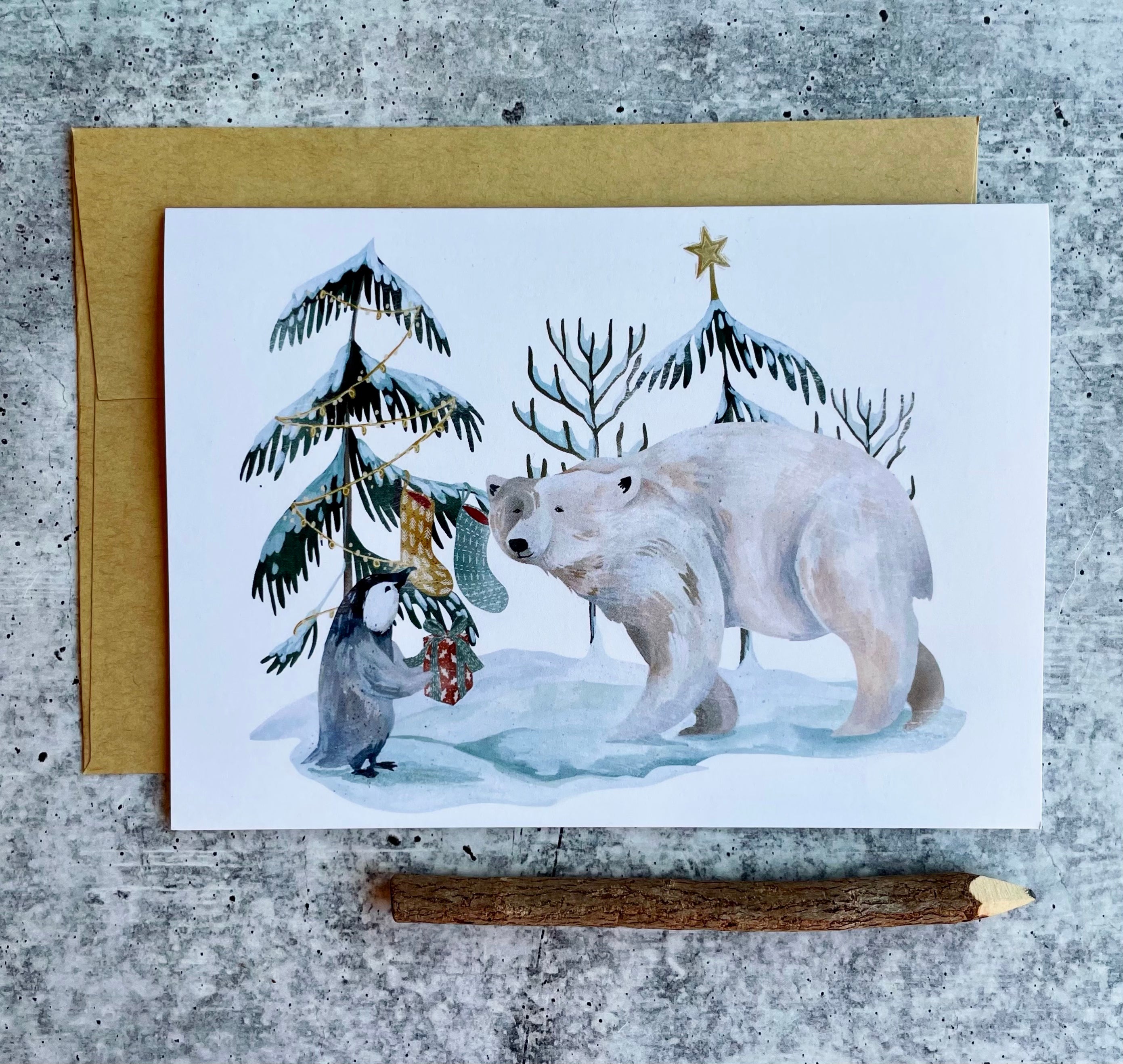 Arctic Christmas Card