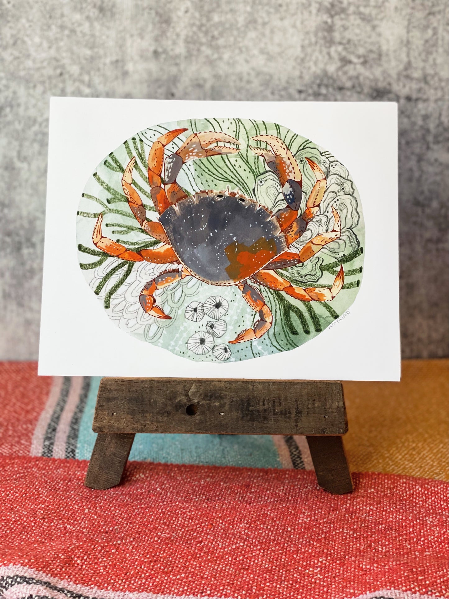 Tide Pool Crab Print