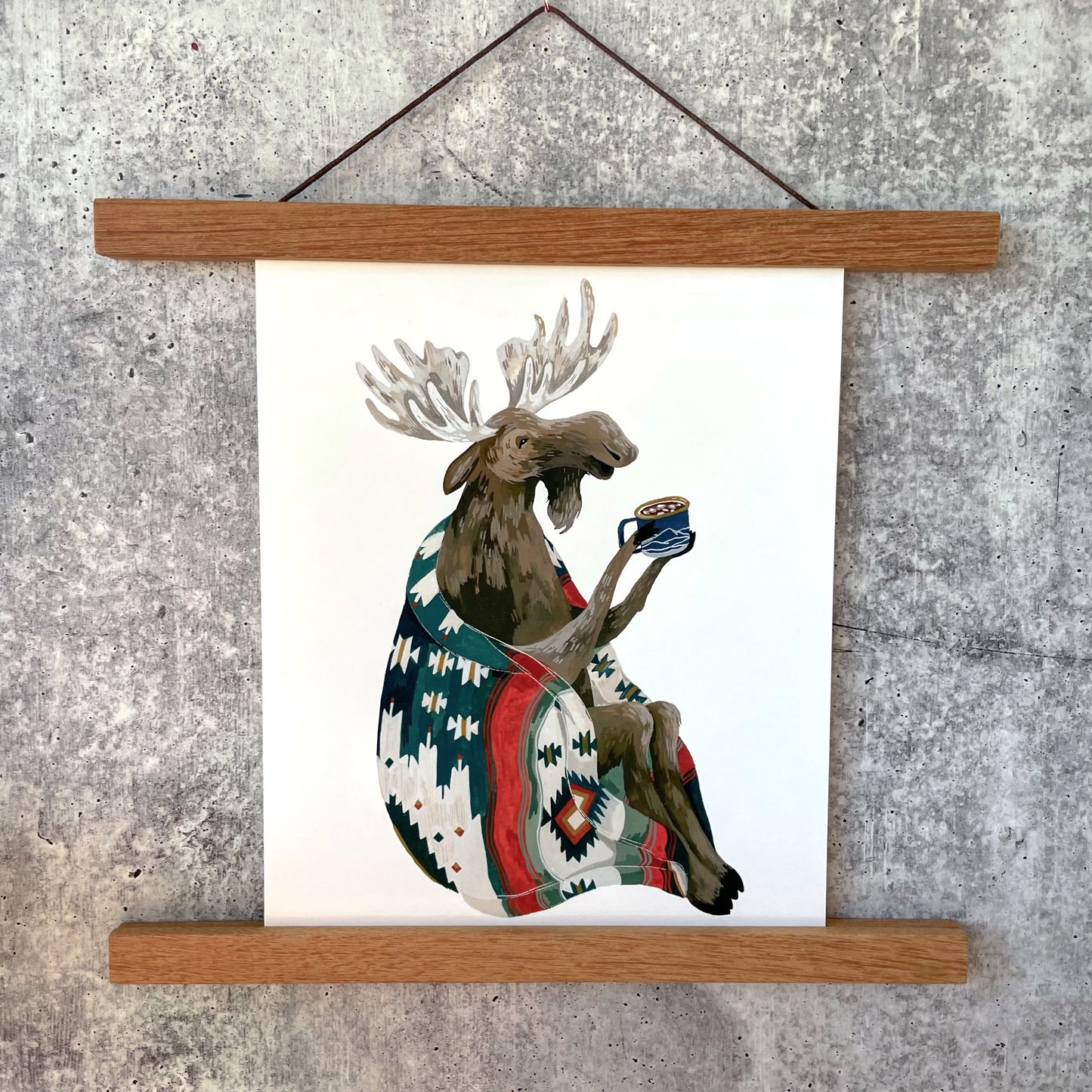 Aztec Moose Print