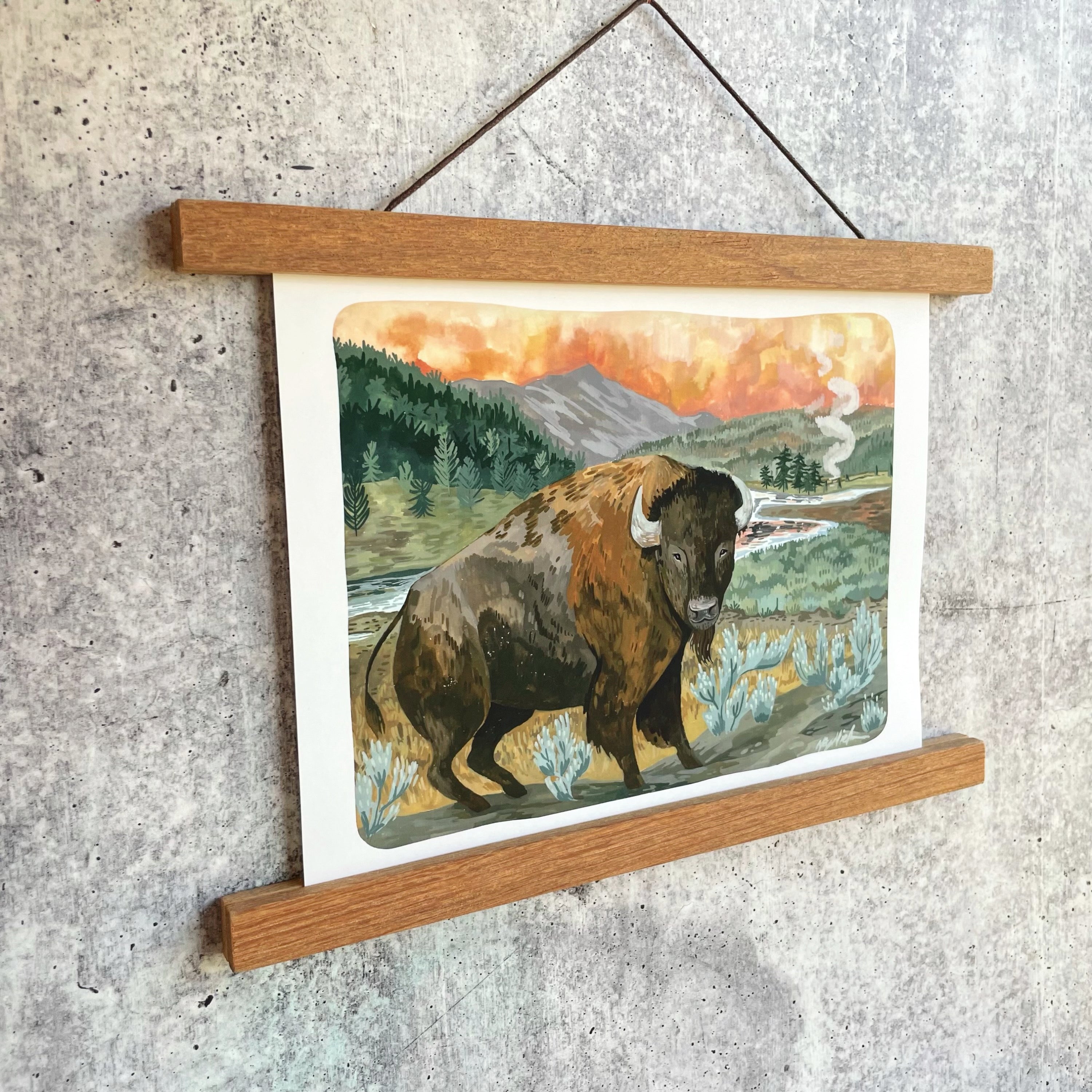 Yellowstone Bison Print (no words)