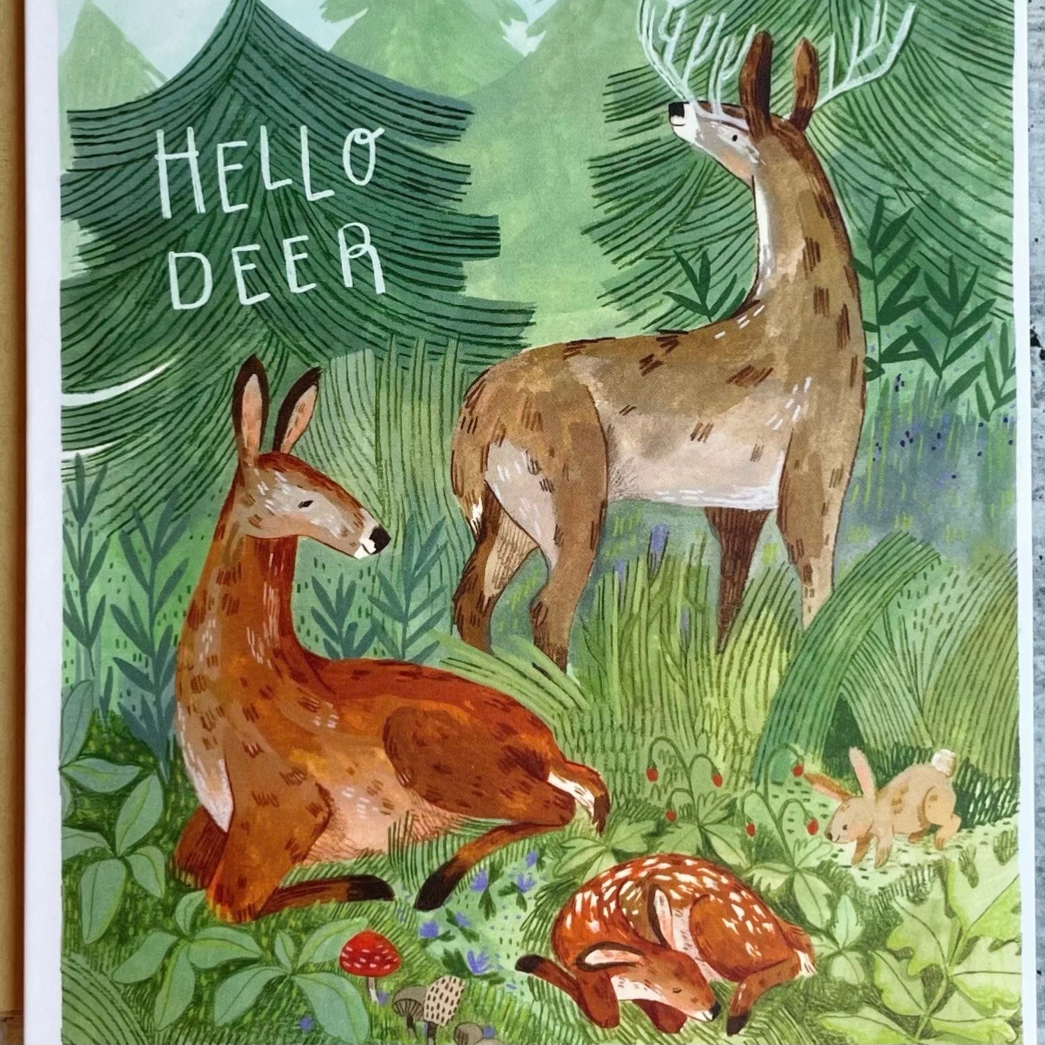 Hello Deer Card