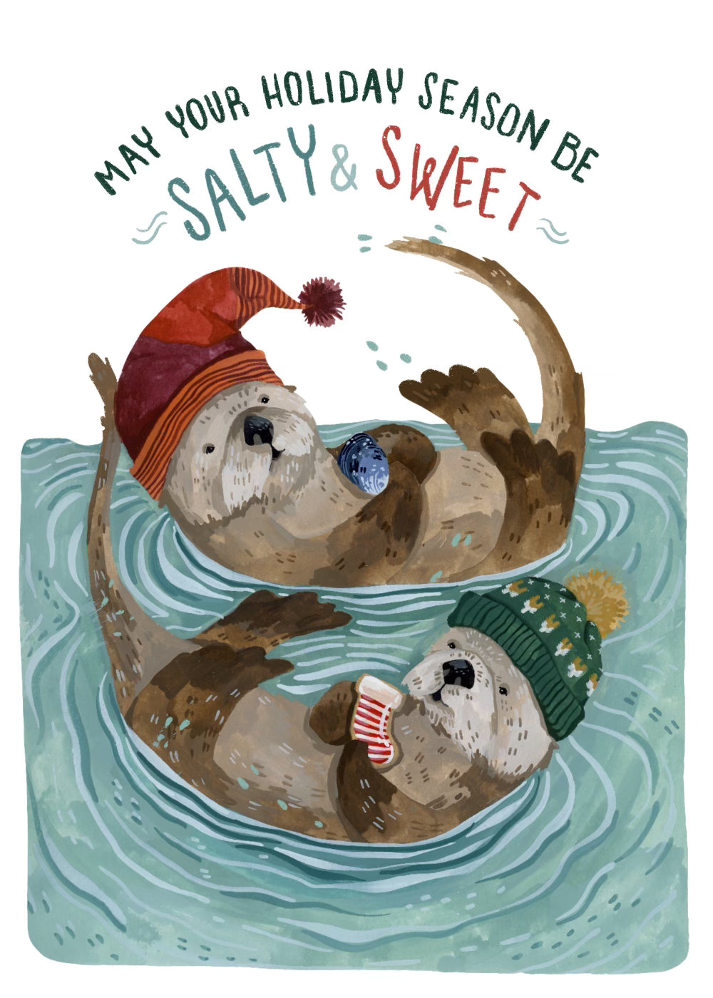 Salty and Sweet Christmas Card