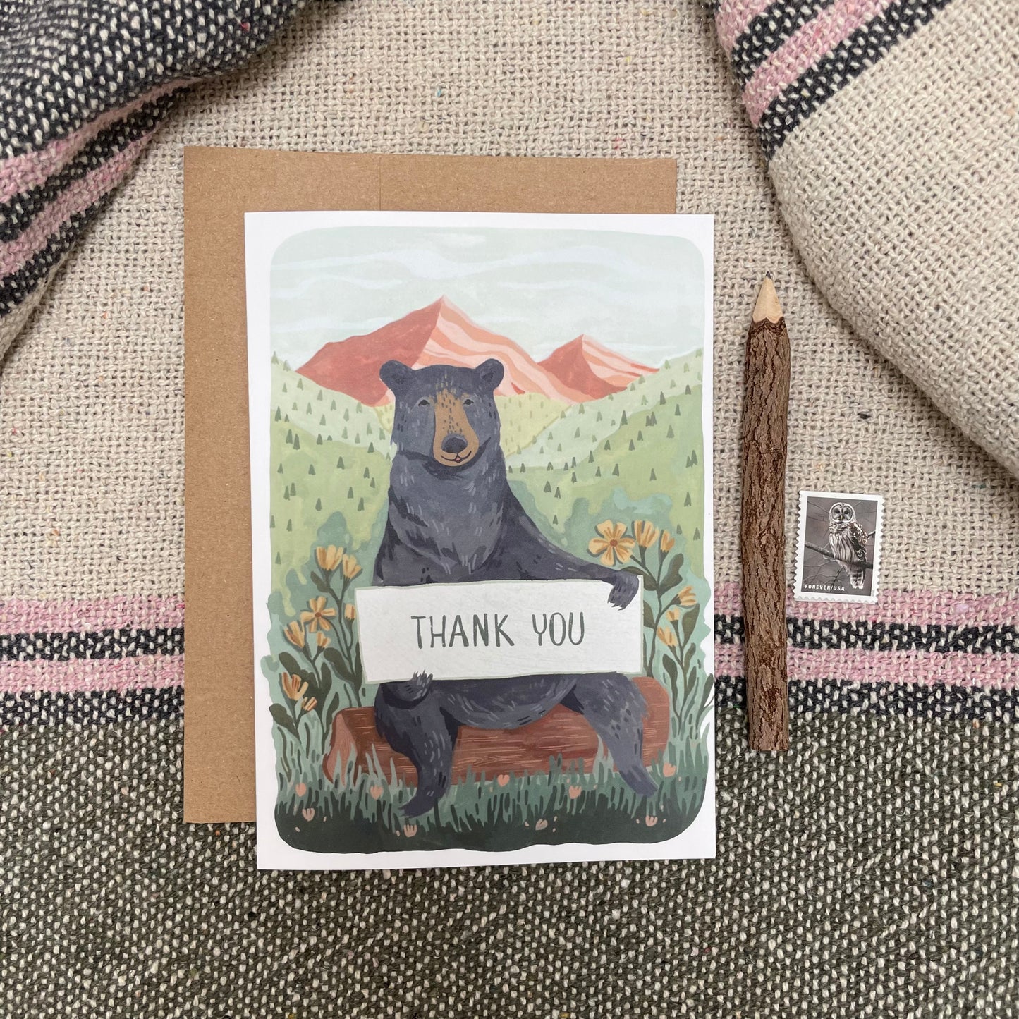 Thank You Bear Card